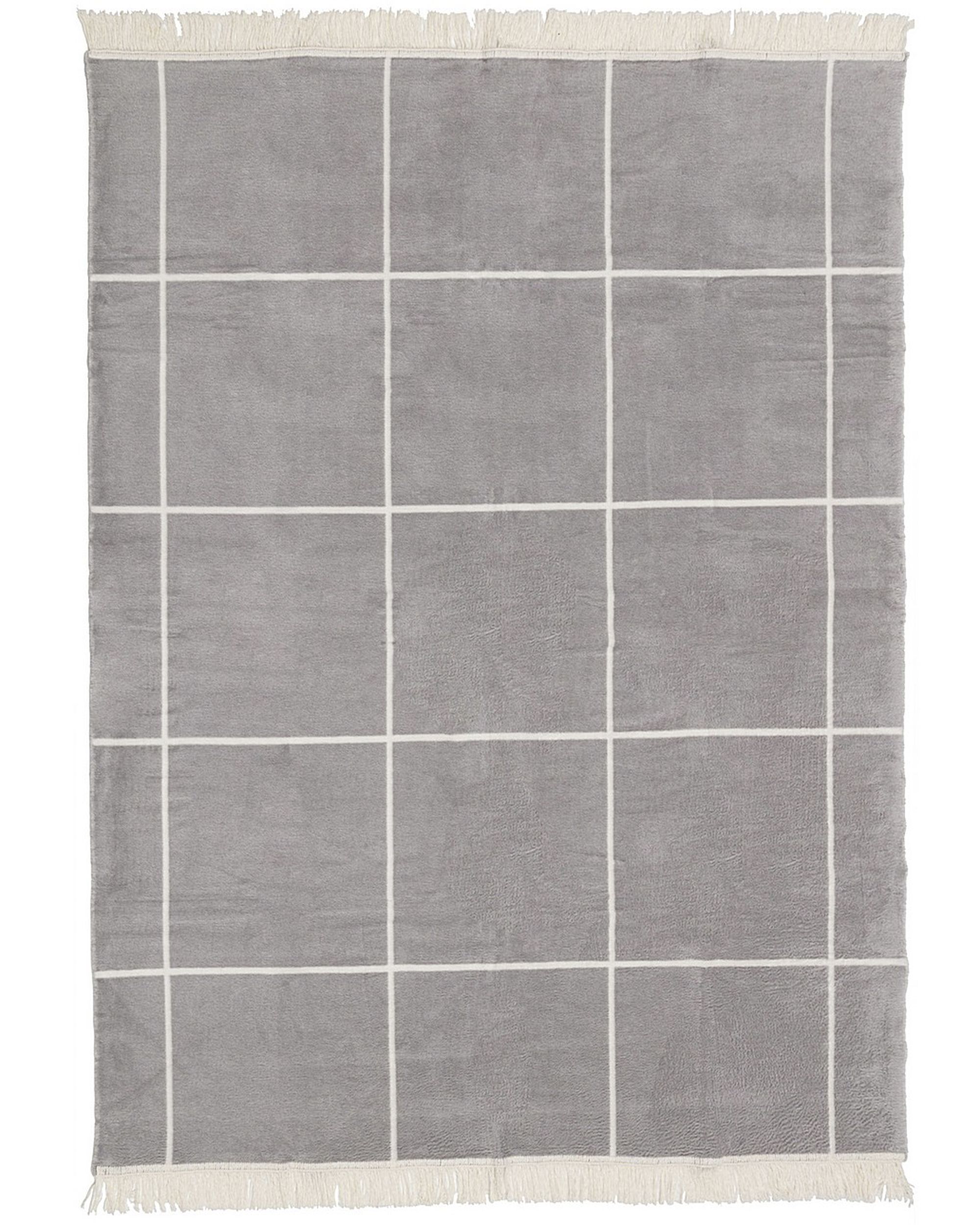 Deka Cotton Cloud 150x200 Grey&Ecru Check
