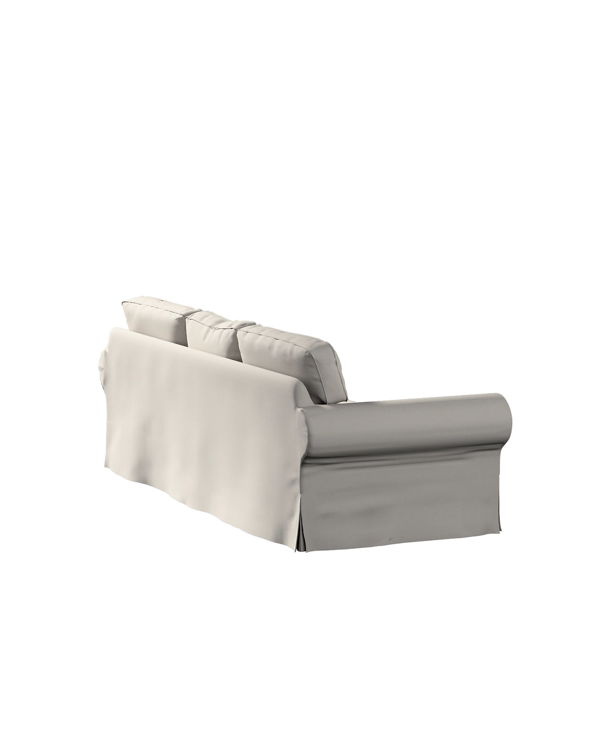 Potah na pohovku IKEA Ektorp 3-místná rozkládací, NOVÝ MODEL 2013 barva šedá látka pletený vzor (hover)
