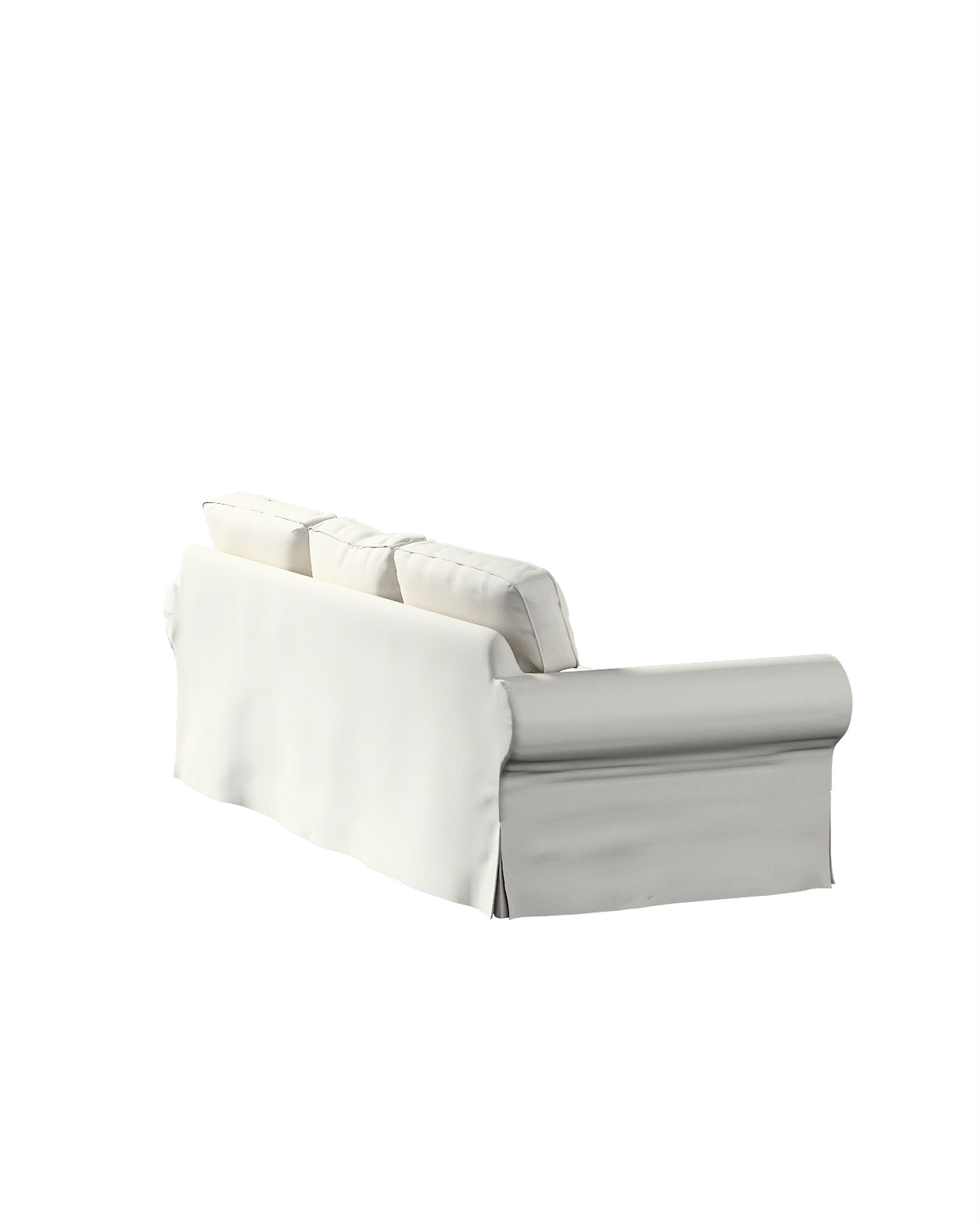 Potah na pohovku IKEA Ektorp 3-místná rozkládací, NOVÝ MODEL 2013 barva šedá látka pletený vzor (hover)