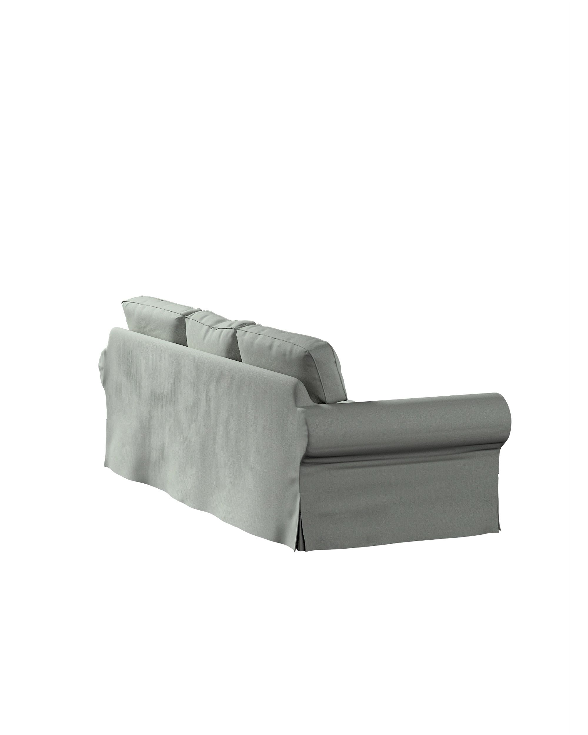 Potah na pohovku IKEA Ektorp 3-místná rozkládací, NOVÝ MODEL 2013 barva modrá látka pletený vzor (hover)