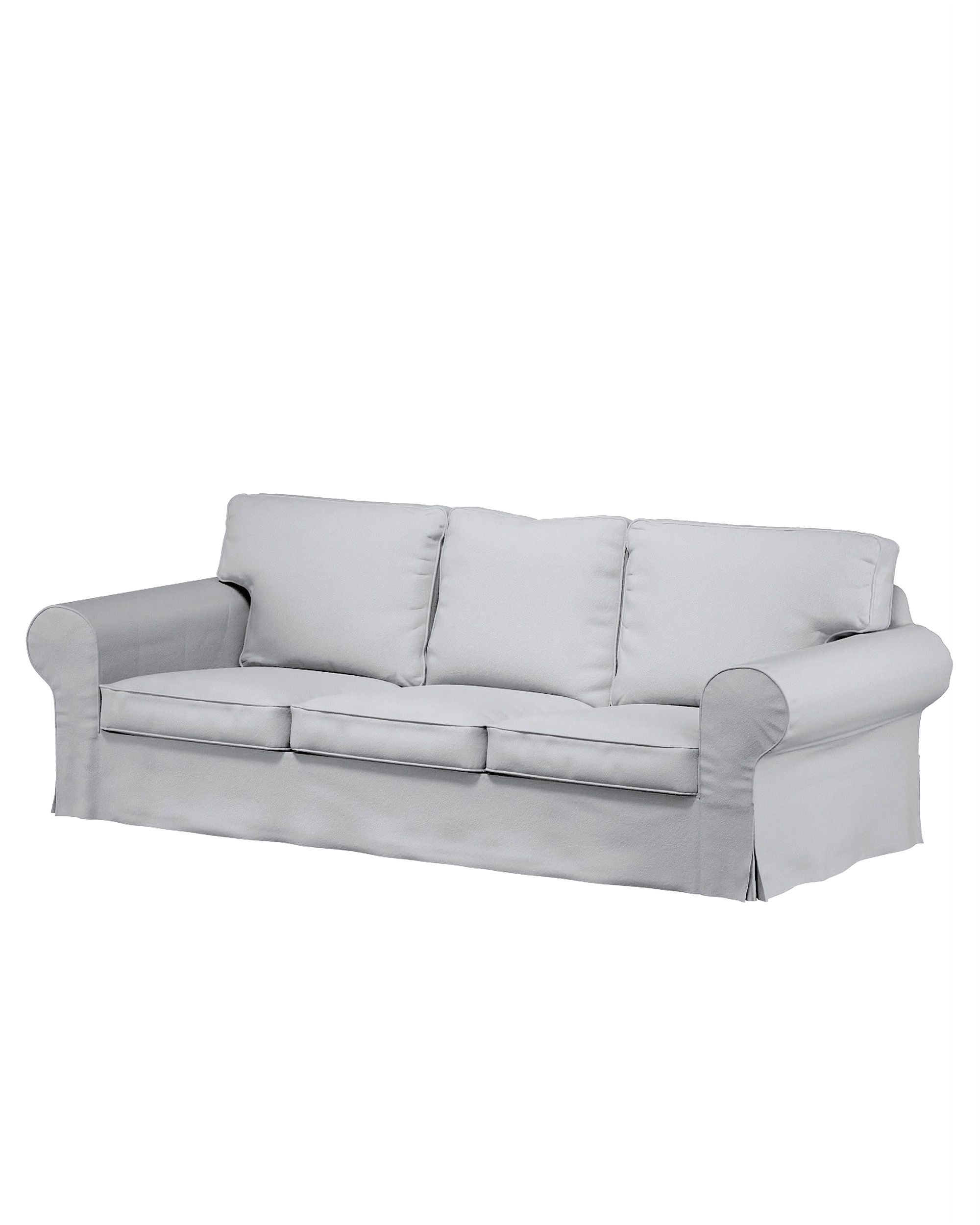 Potah na pohovku IKEA Ektorp 3-místná rozkládací, NOVÝ MODEL 2013 barva bílá látka pletený vzor