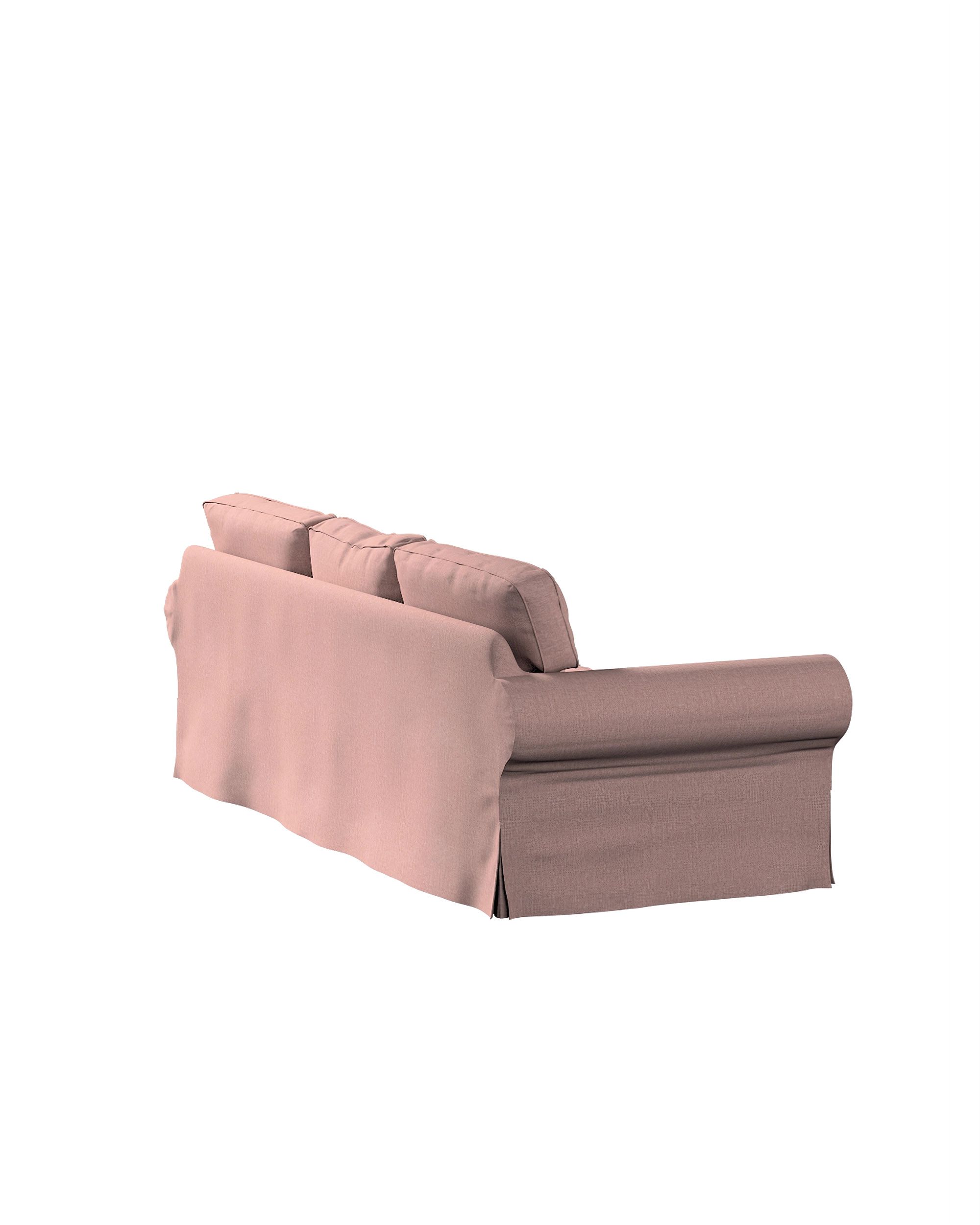 Potah na pohovku IKEA Ektorp 3-místná rozkládací, NOVÝ MODEL 2013 barva růžová látka pletený vzor (hover)