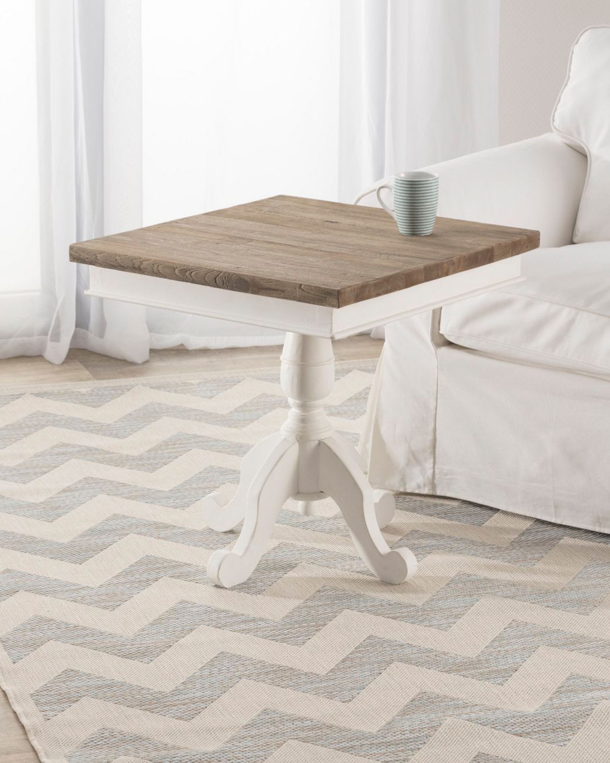 Koberec Modern Chevron beige/ice blue 3