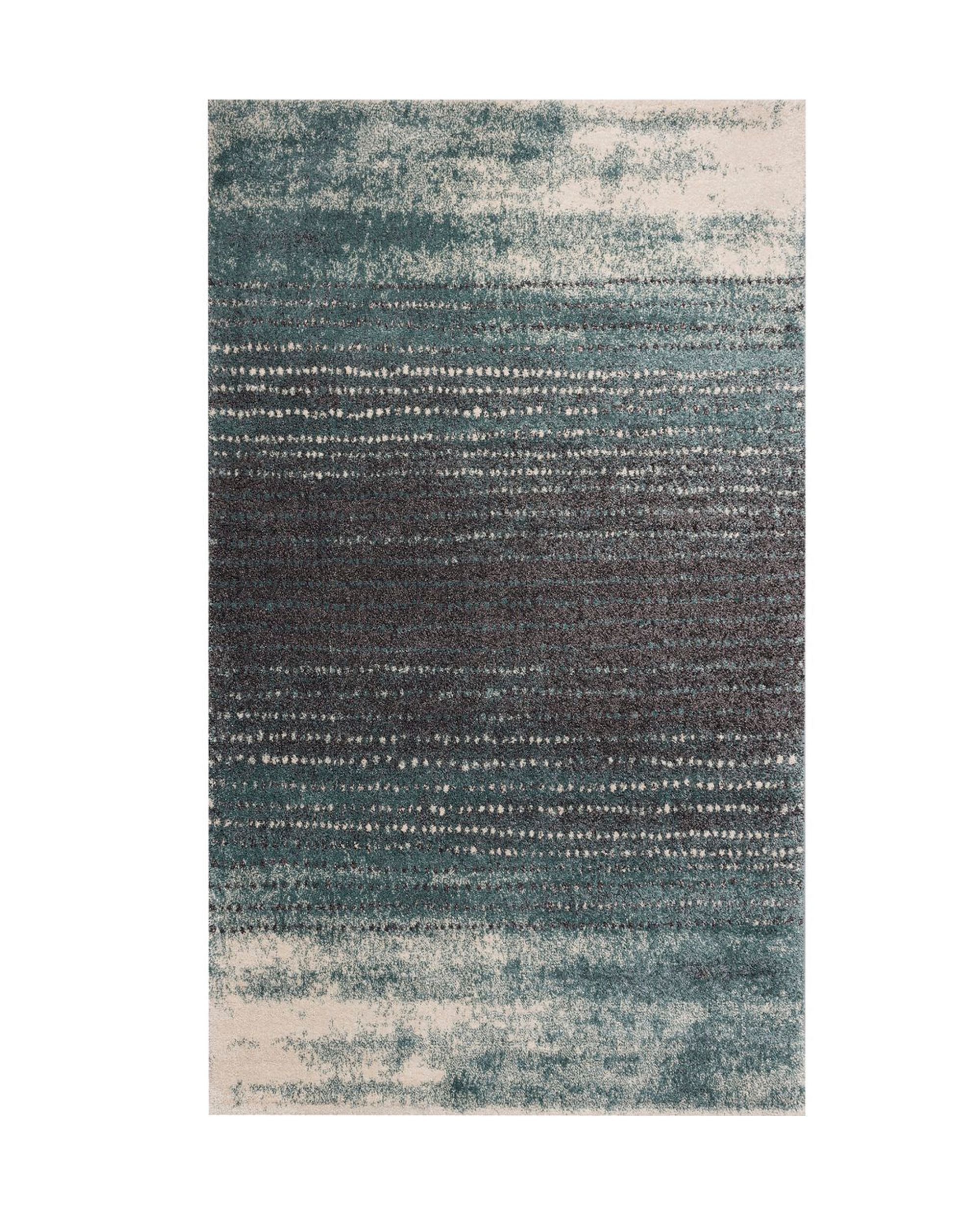 Koberec Modern Teal blue-dark grey
