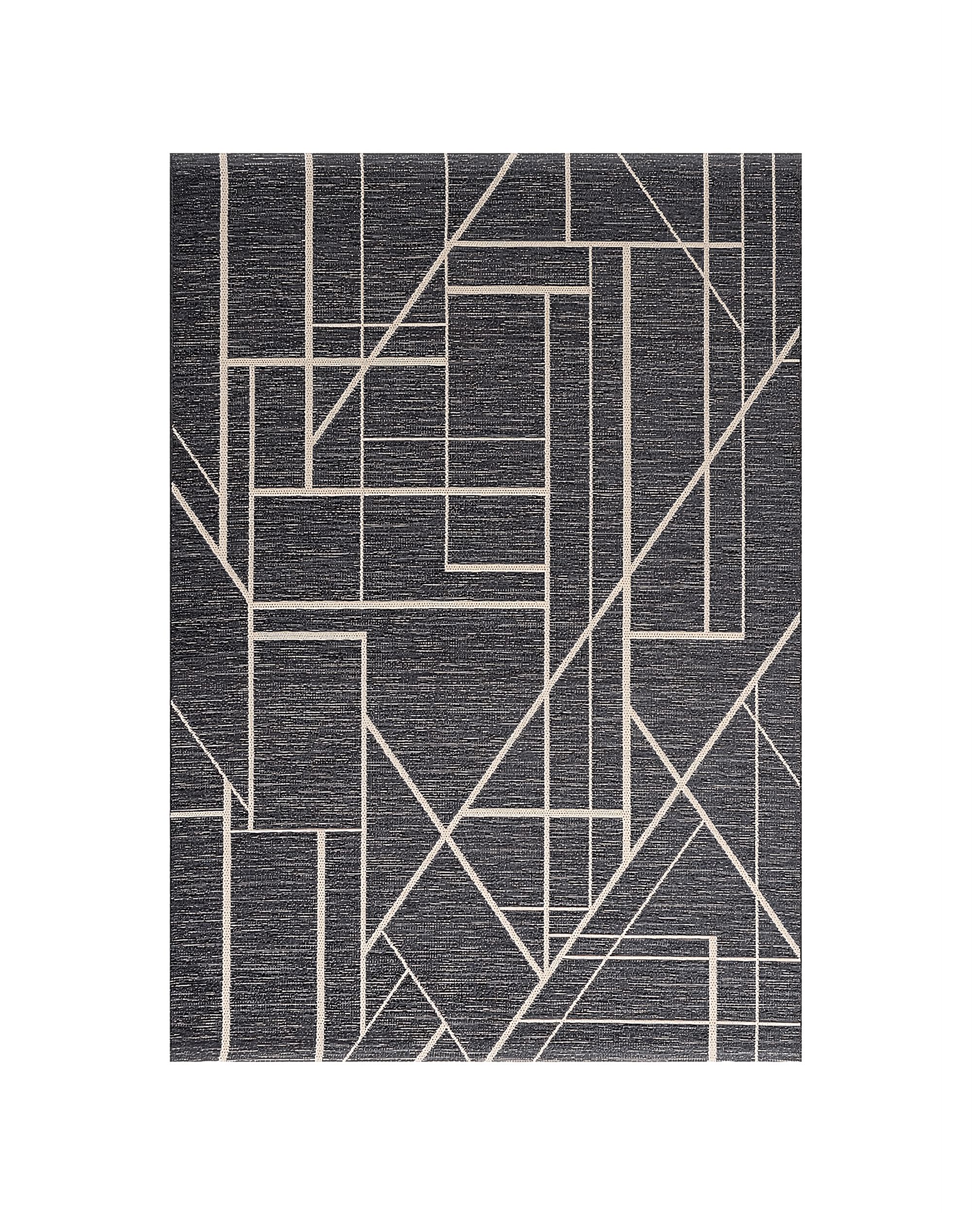 Koberec Velvet beige/petrol blue 160x230cm