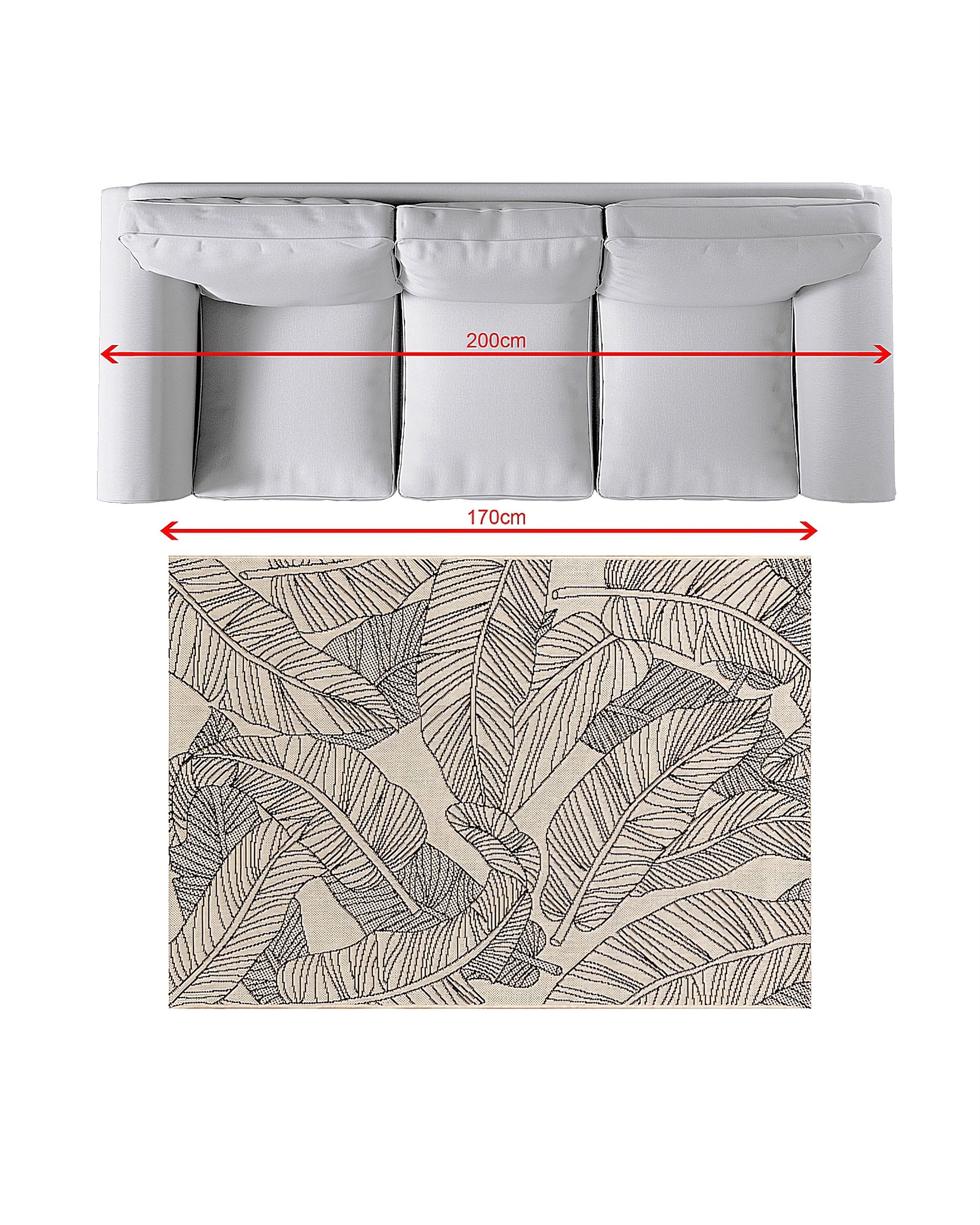 Koberec Cottage beige/black 120x170cm (hover)