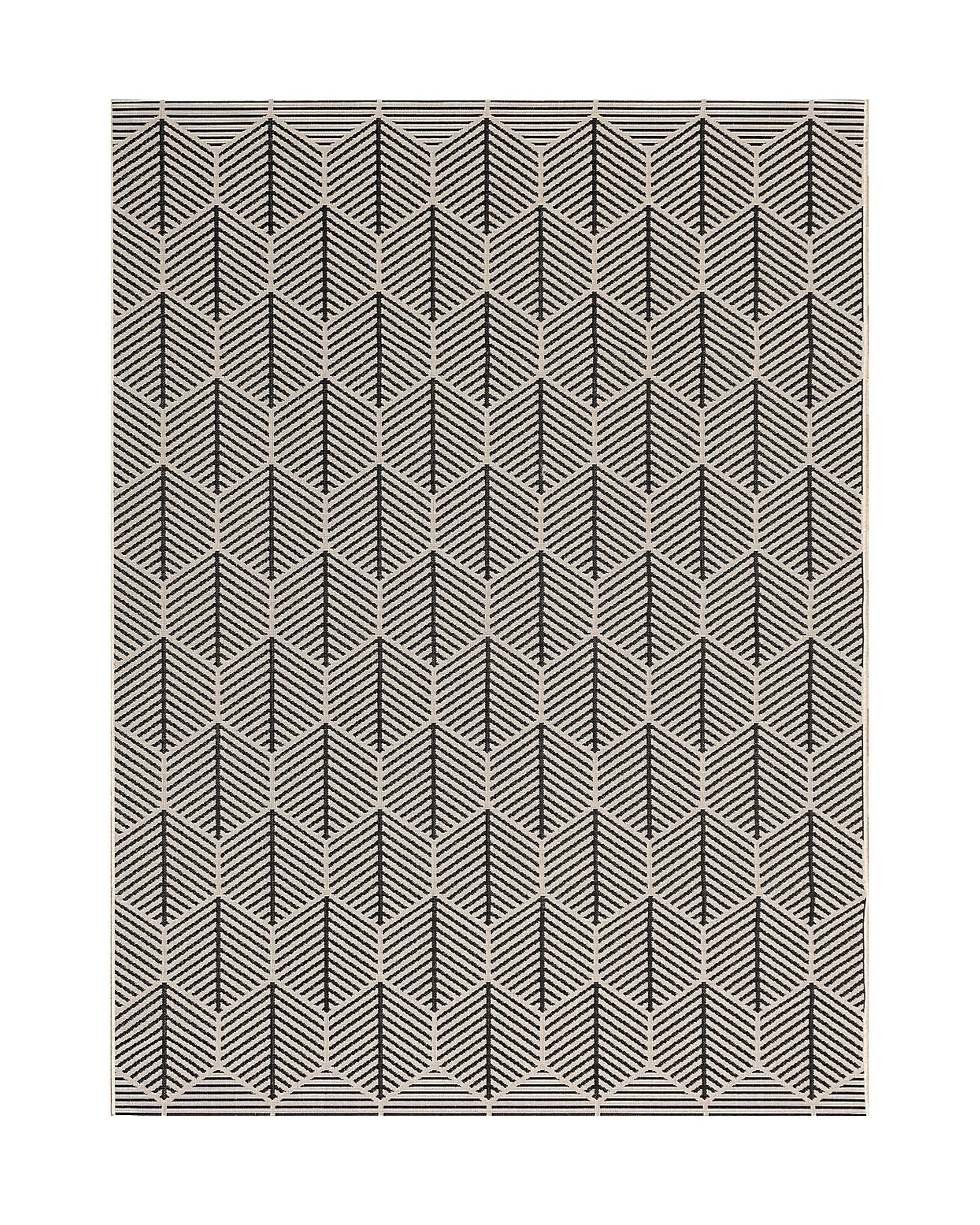 Koberec Cottage black/beige 200x290cm