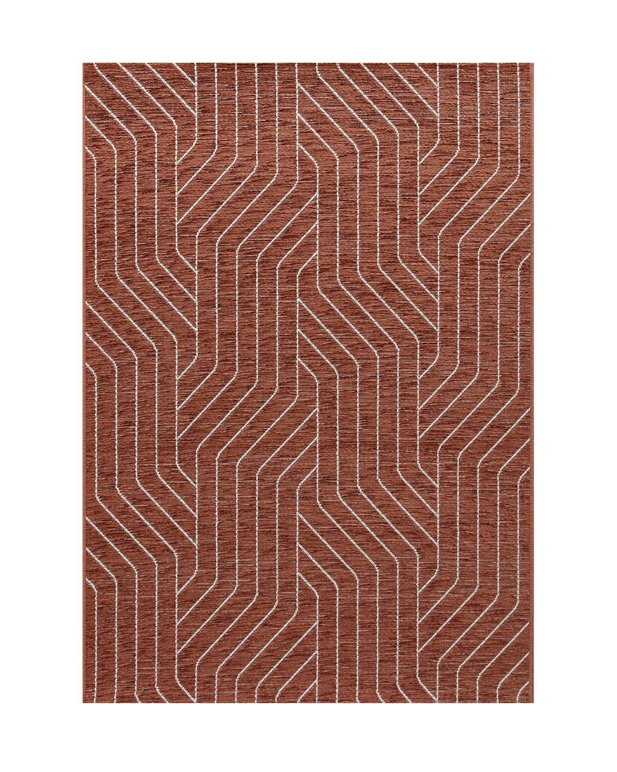 Koberec Velvet beige/rust 120x170cm