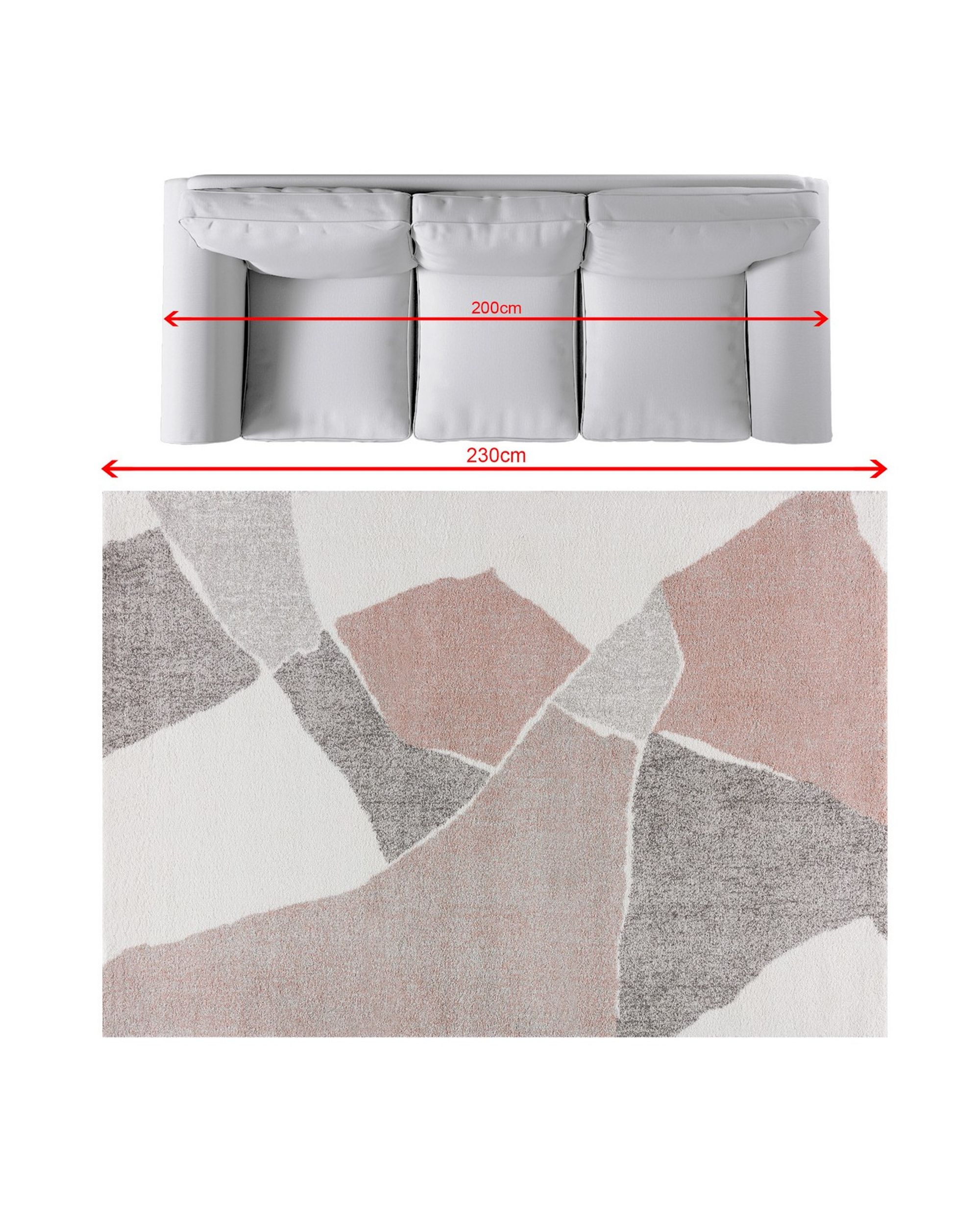 Koberec Softness cream/nude rose 3