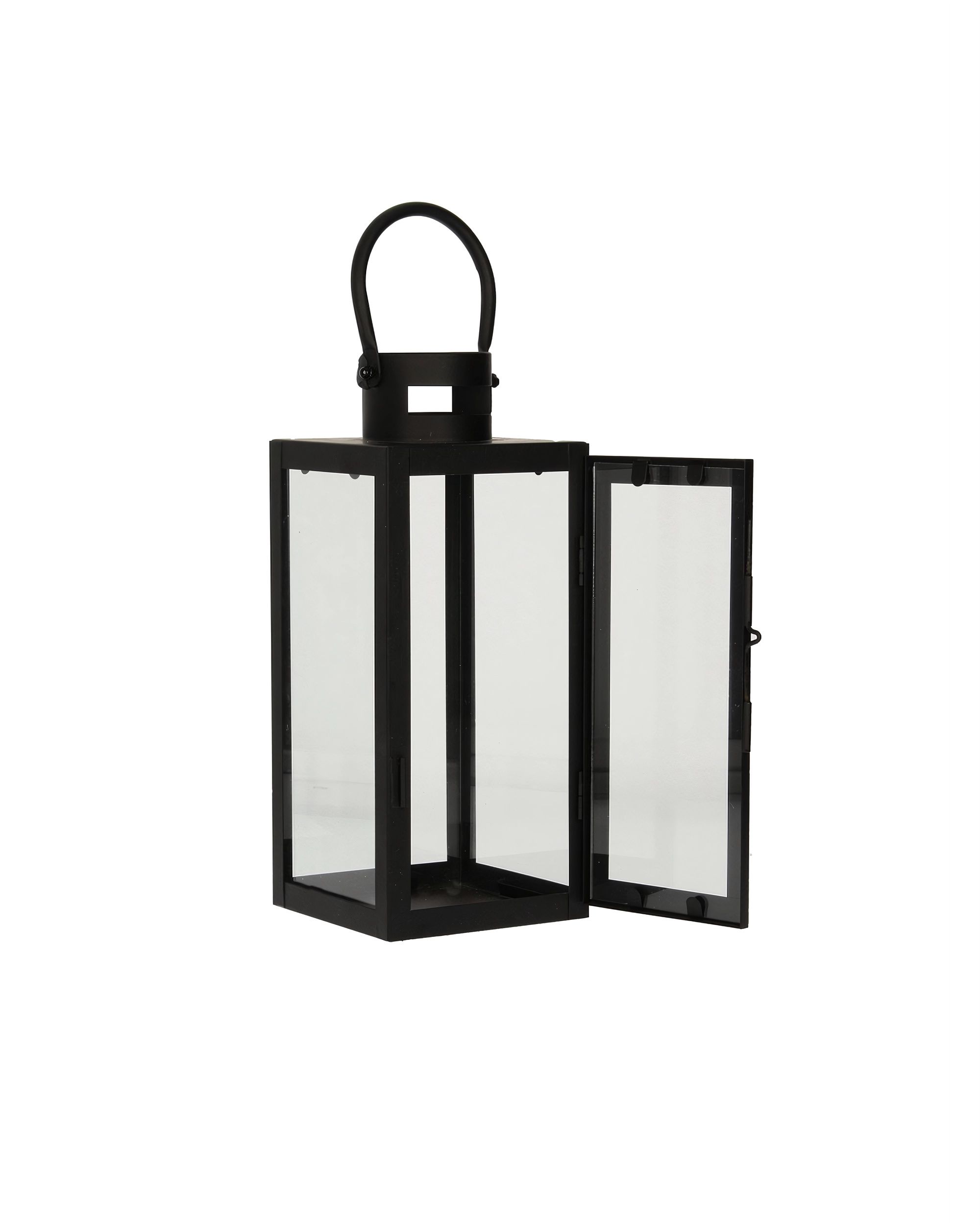 Kovová lucerna  Elegance black výška 30cm (hover)