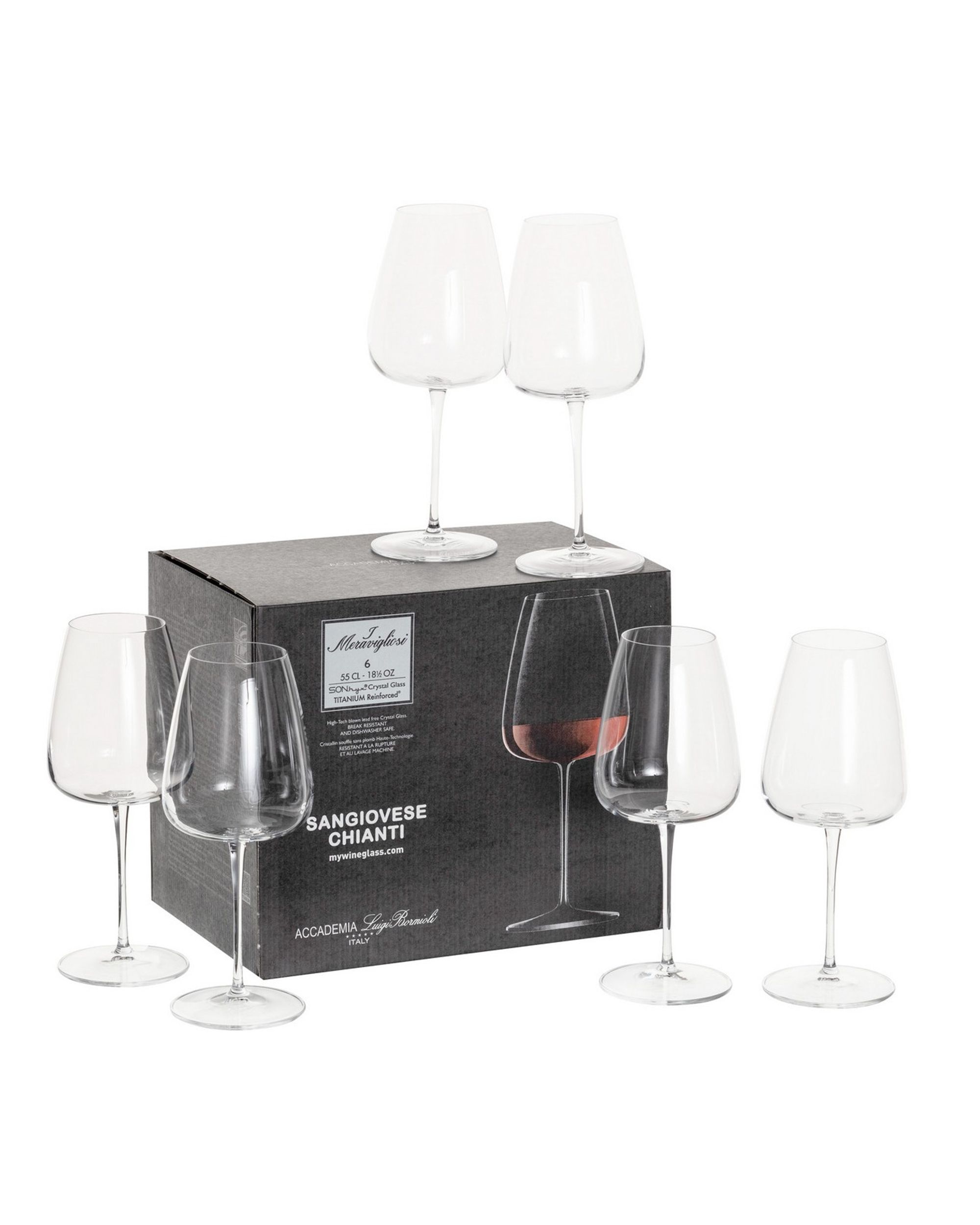 Sklenice na víno Gioco 6 ks. 550 ml (hover)