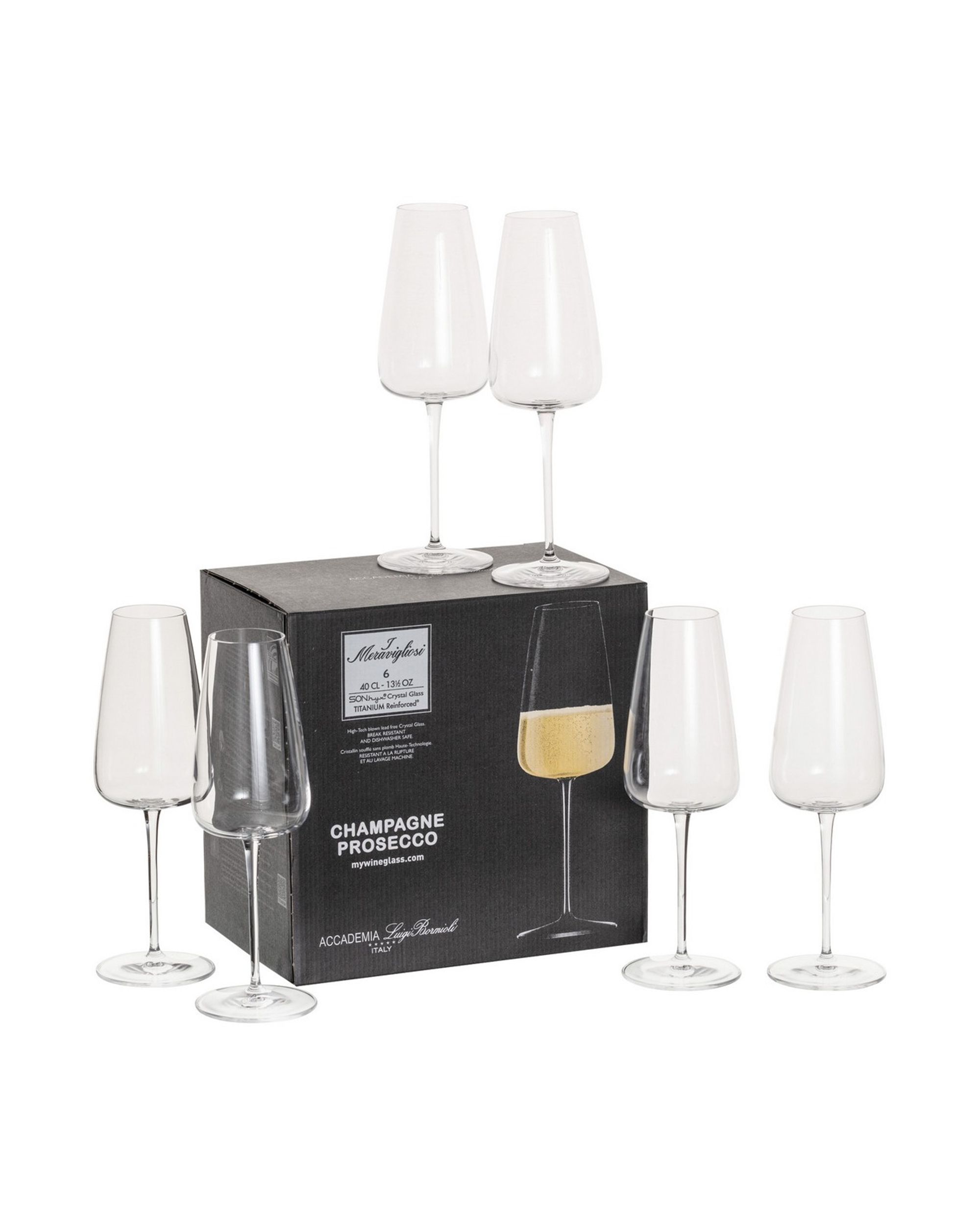 Sklenice na šampaňské Gioco 6ks. 400ml (hover)