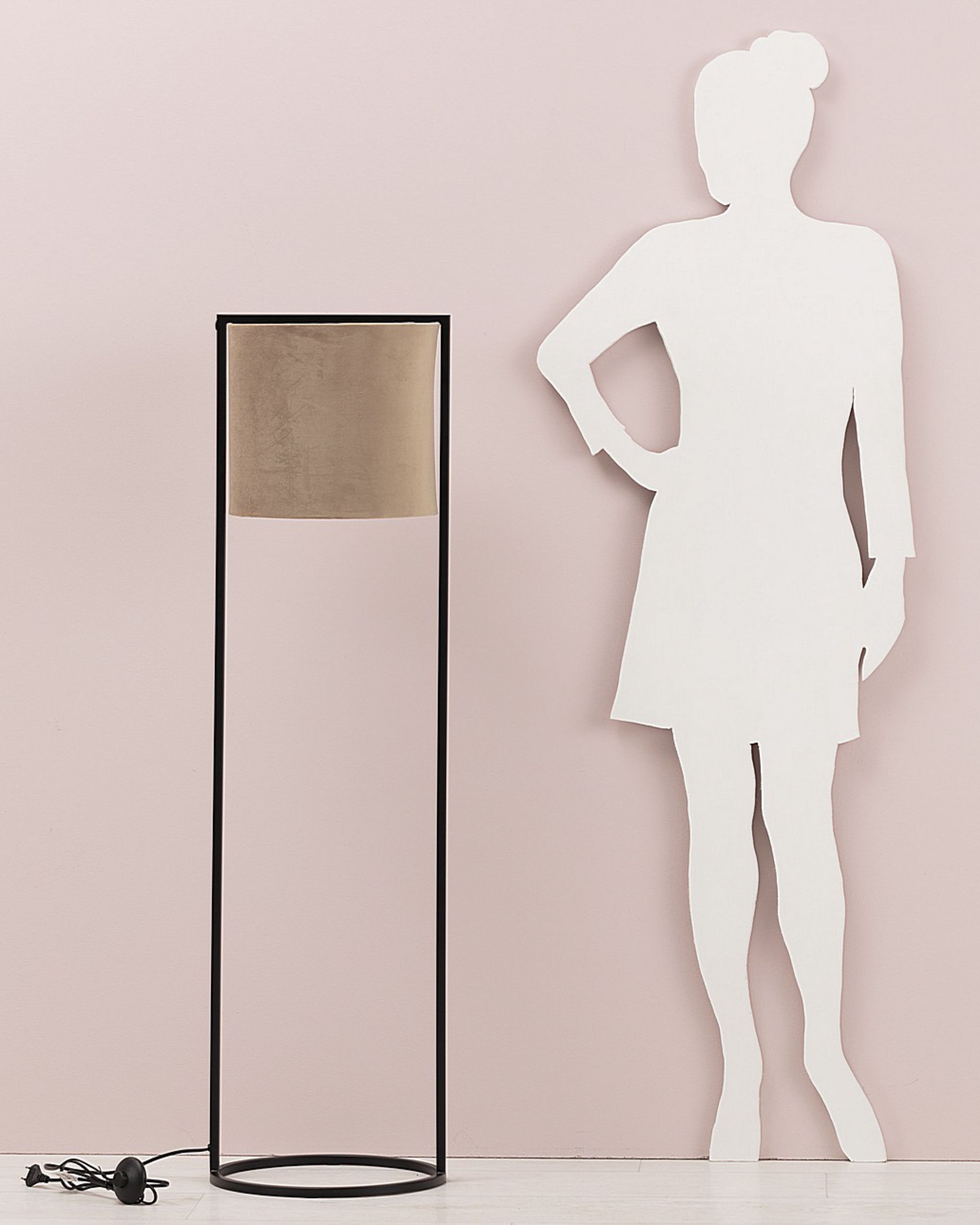 Podlahová lampa Santos Sand výška 130cm (hover)