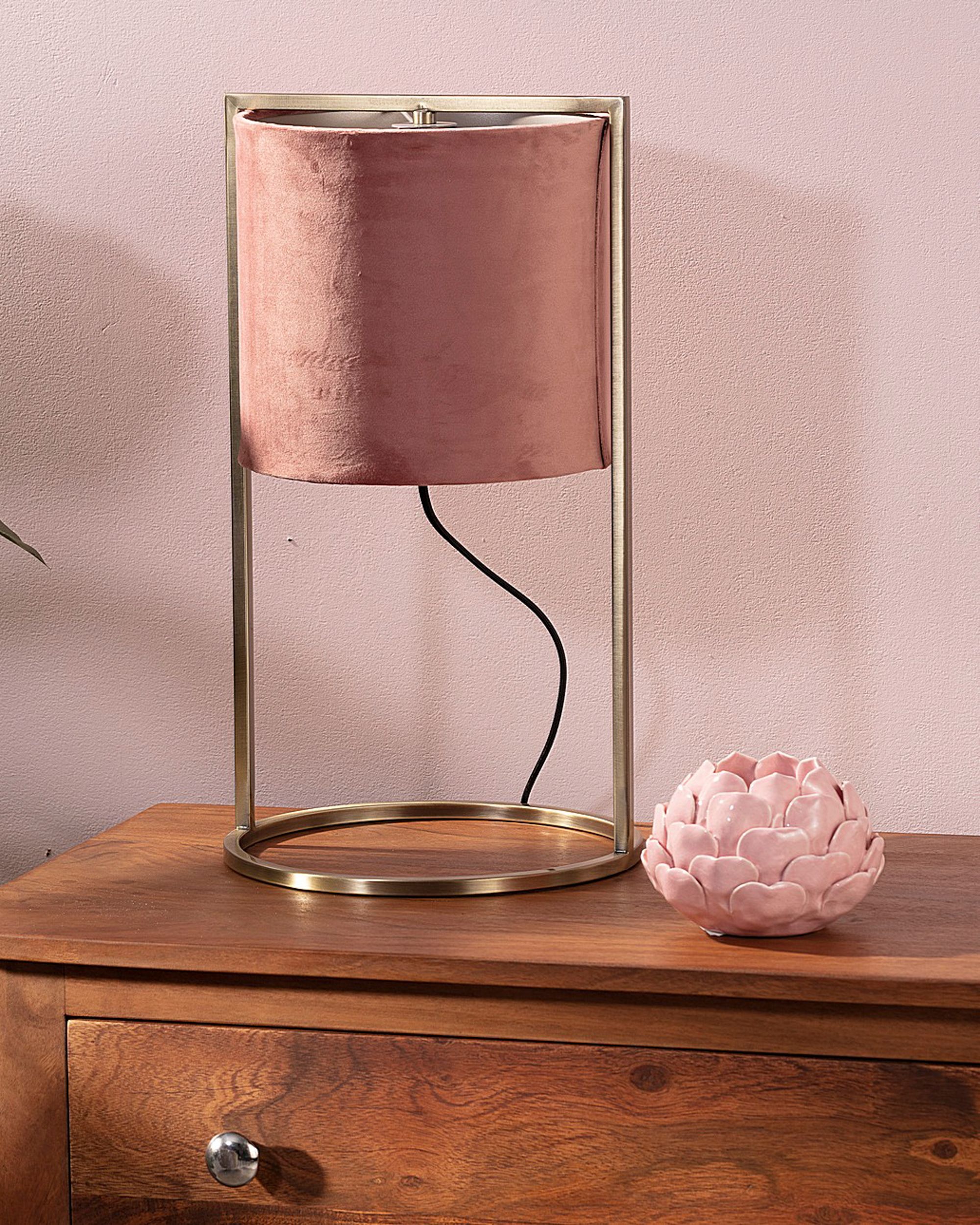 Stolní dekorační lampa Santos Pink&Gold výška 45cm (hover)