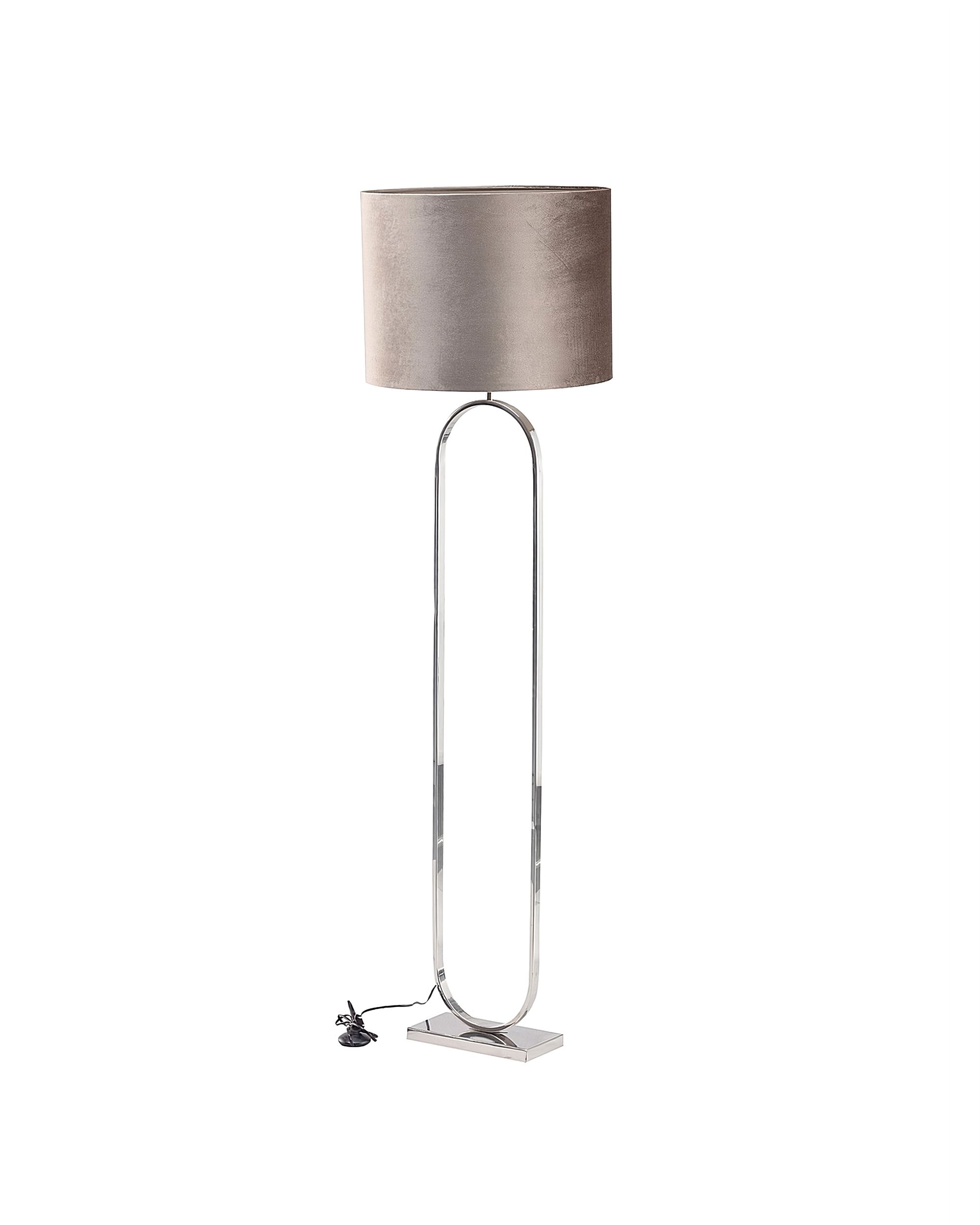 Podlahová lampa Mira Taupe výška 178cm