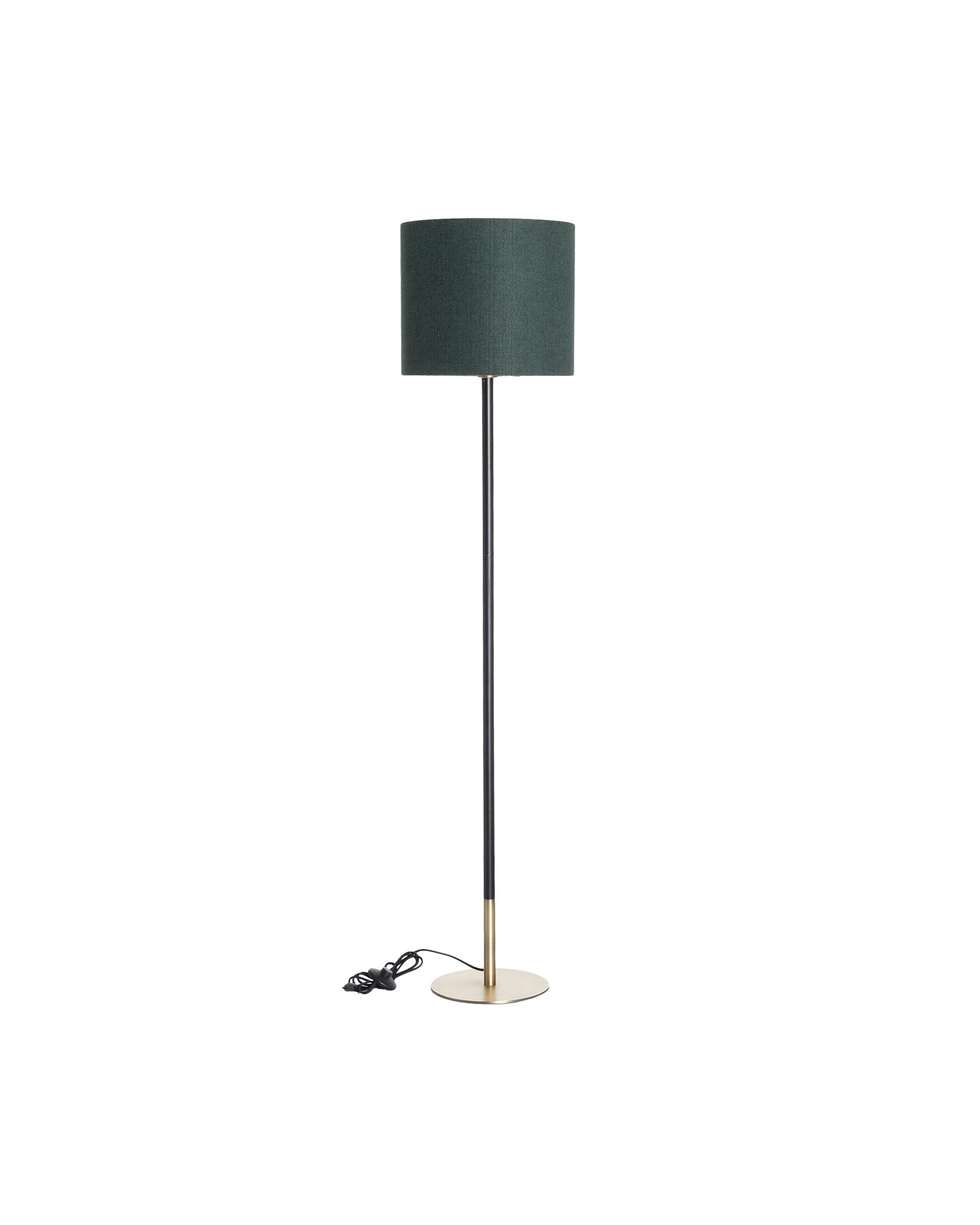 Stojací lampa Hailey Dark Green 162cm