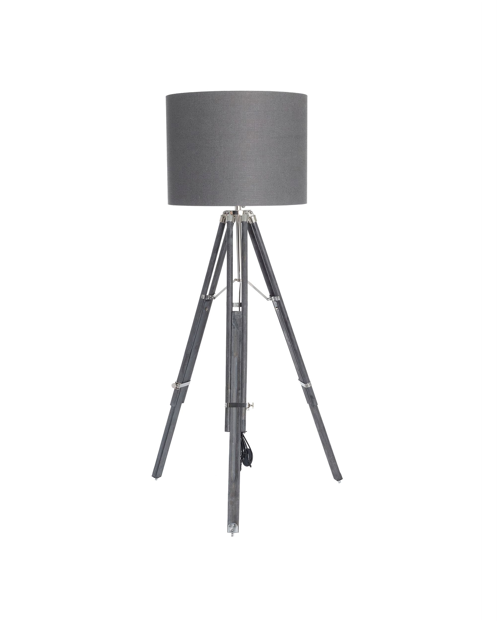 Stojací lampa Graphite Blossom 155cm