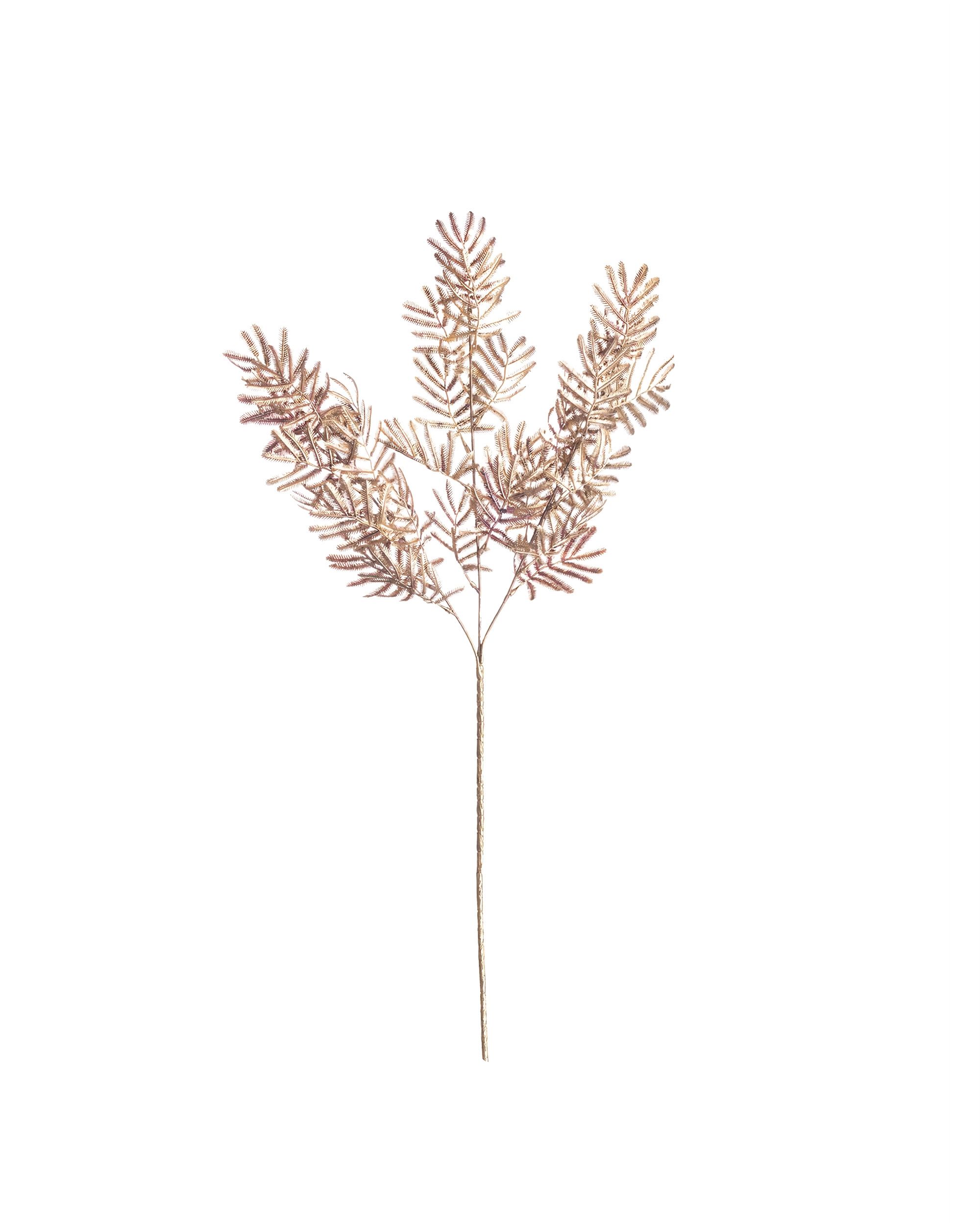 Větev Mimosa 65cm gold