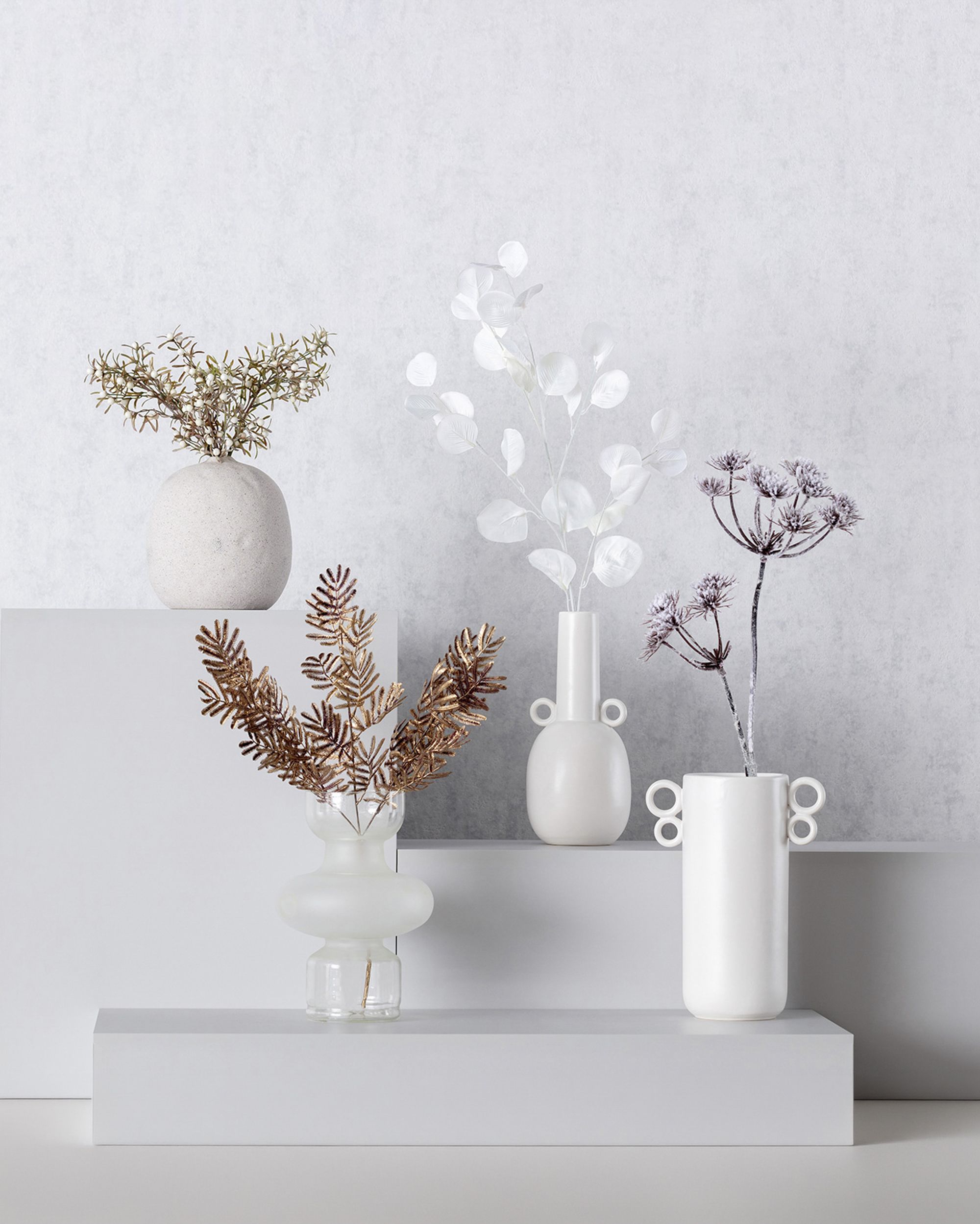 Větev Mimosa 65cm gold (hover)