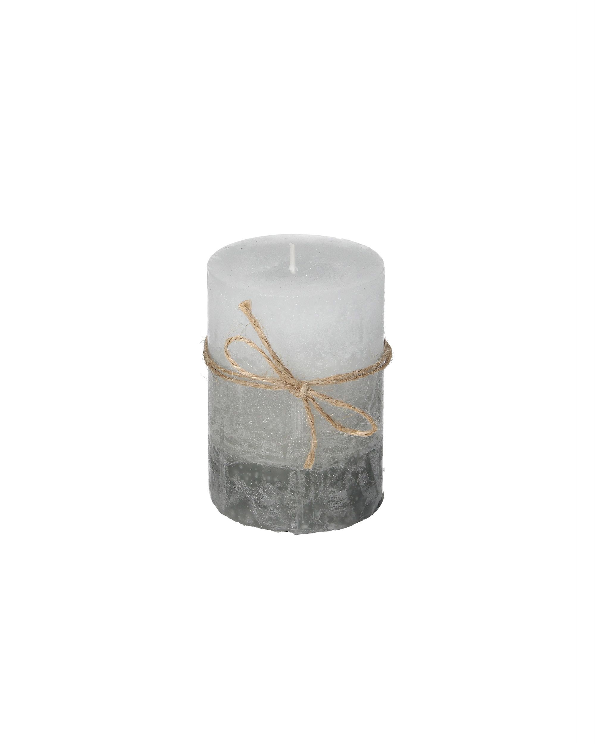 Svíčka Silvia 10cm grey