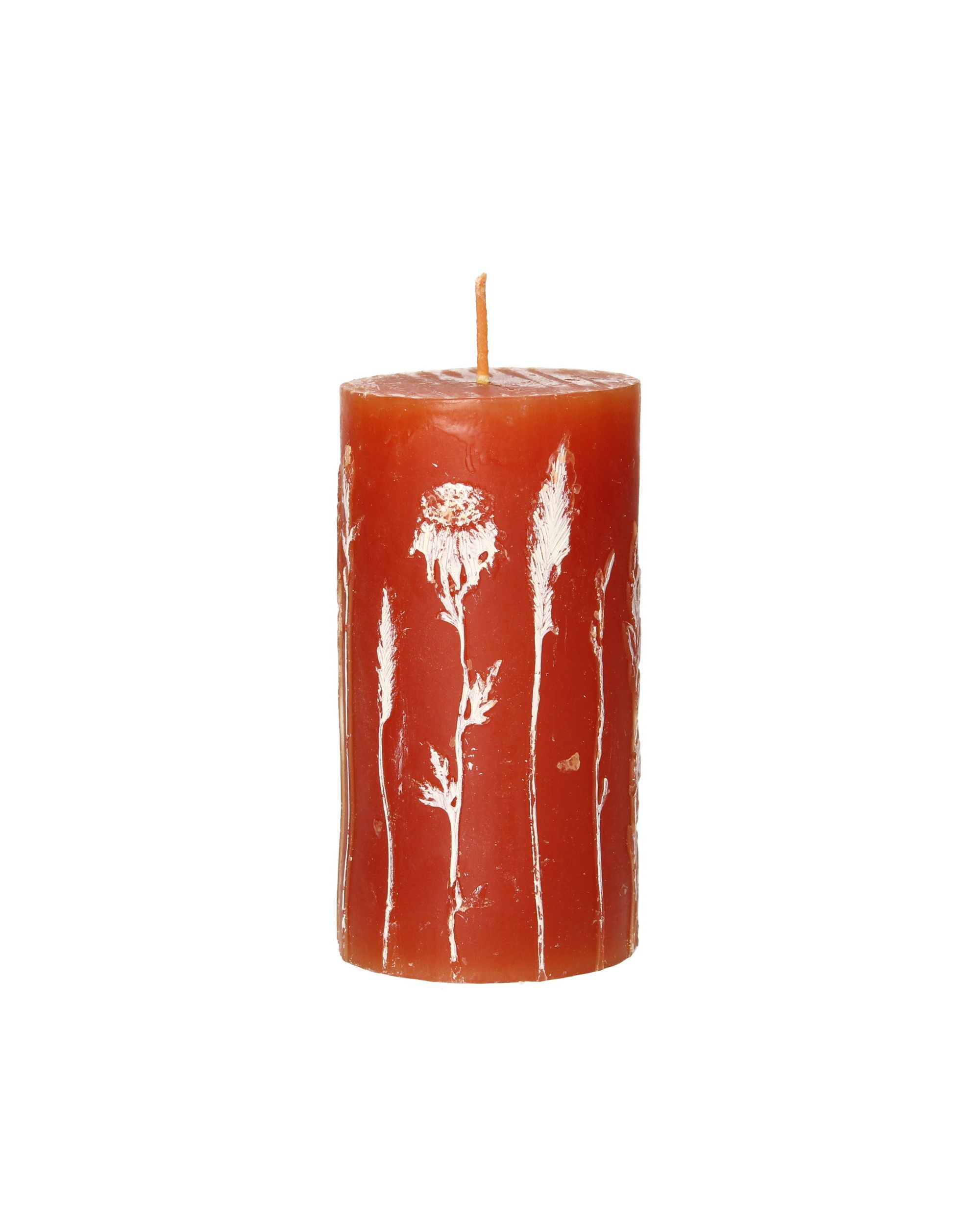 Svíčka Giulia 13cm orange (hover)