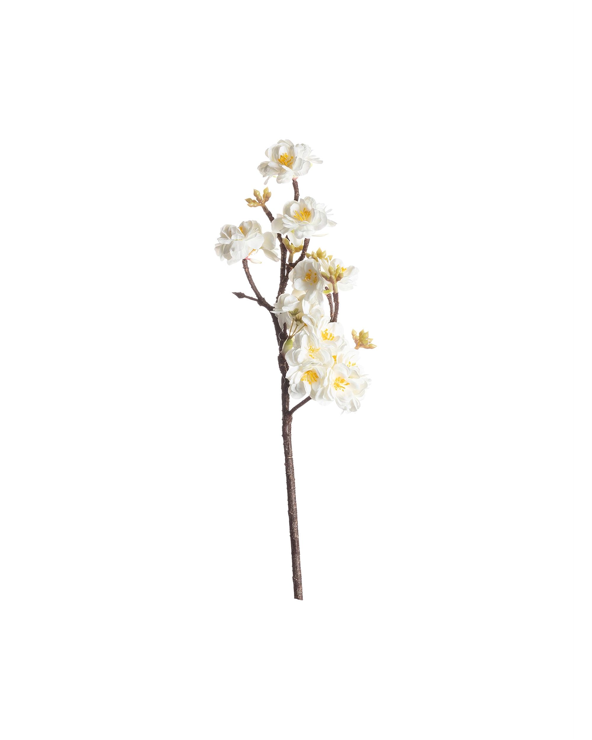 Broskvová větev 40cm white