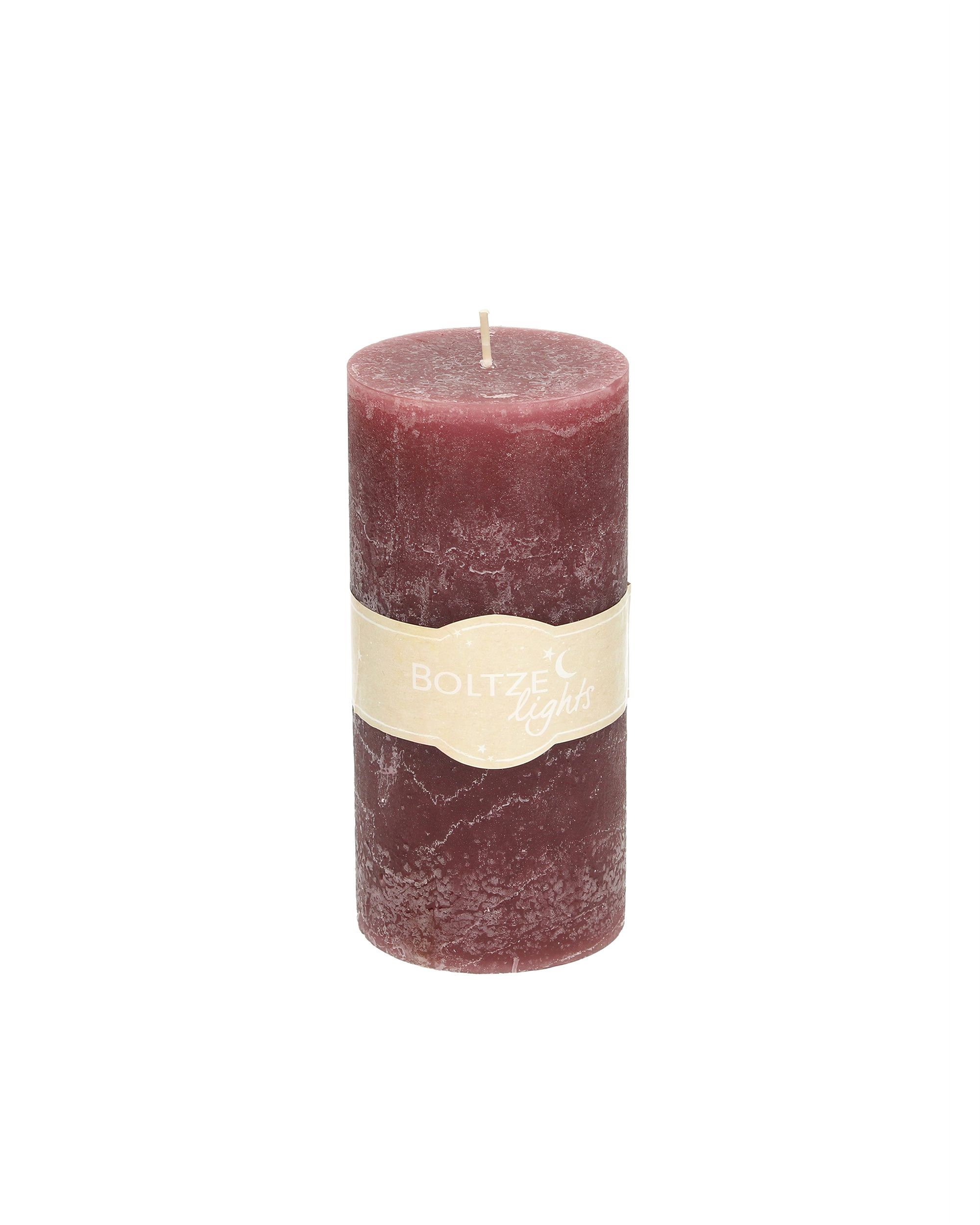 Svíčka Lea 15cm claret
