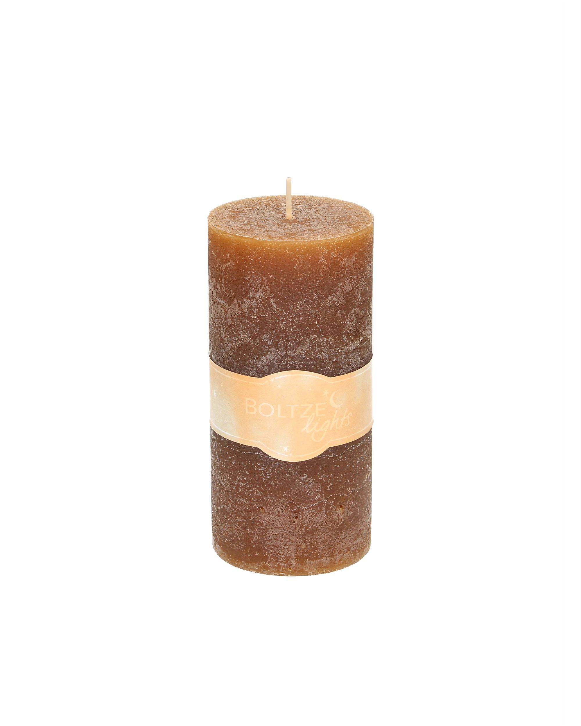 Svíčka Lea 15cm brown