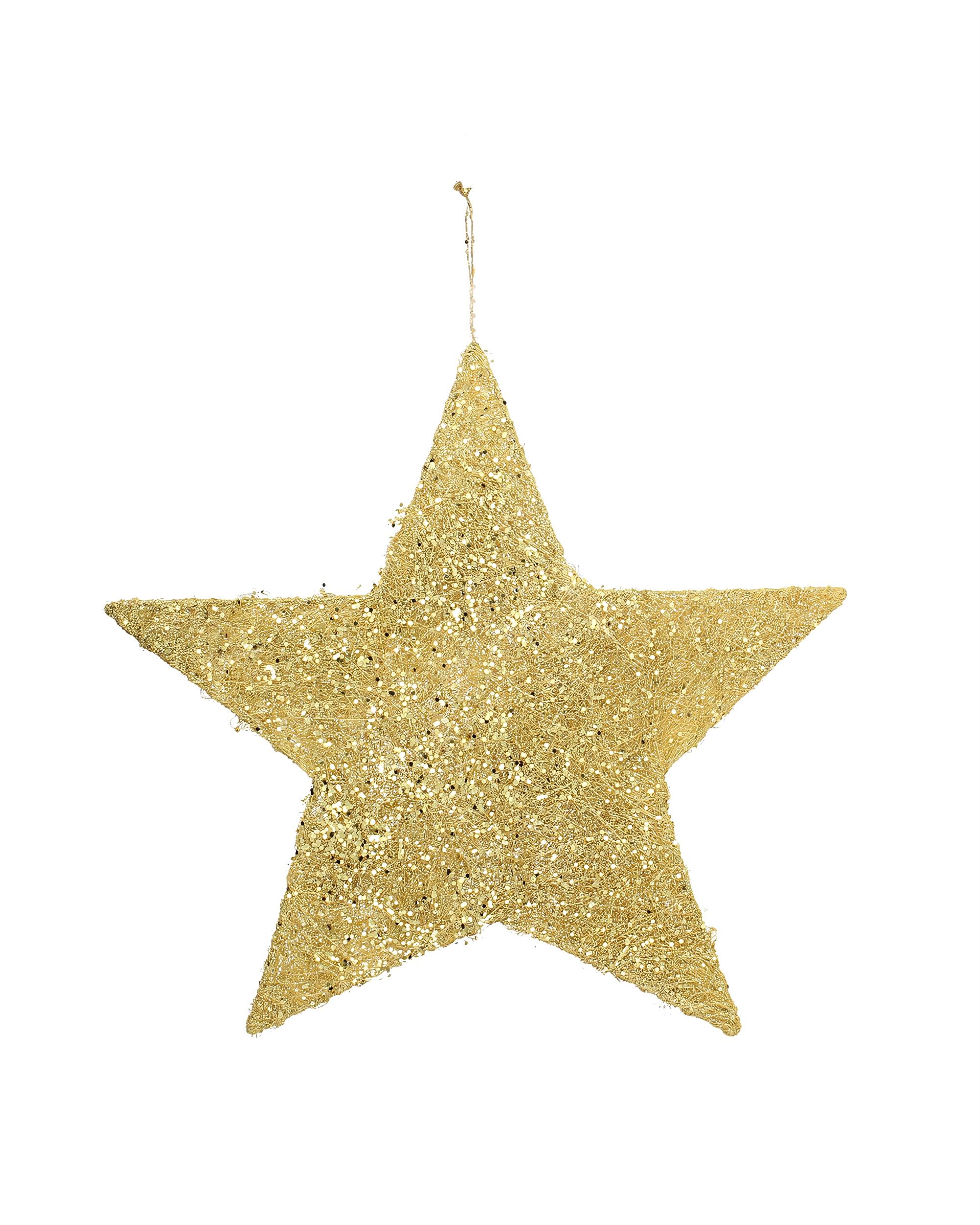 Dekorace Golden Star 40cm