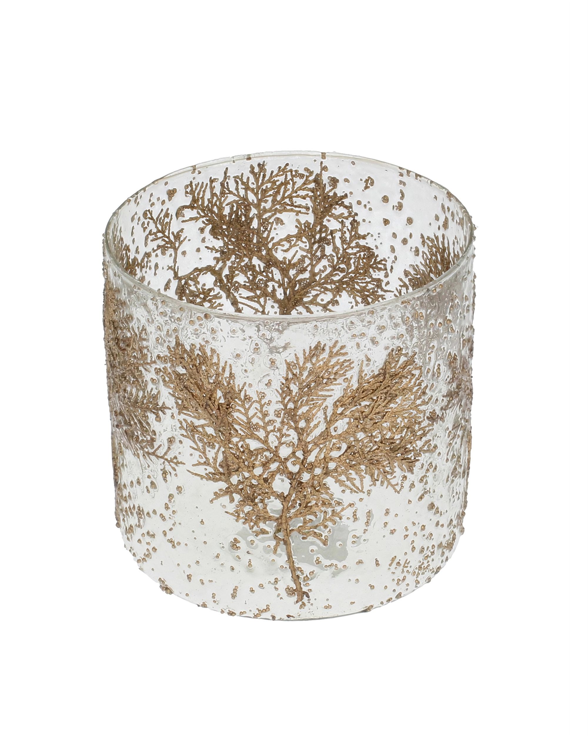 Svícen Twig II ⌀15cm gold