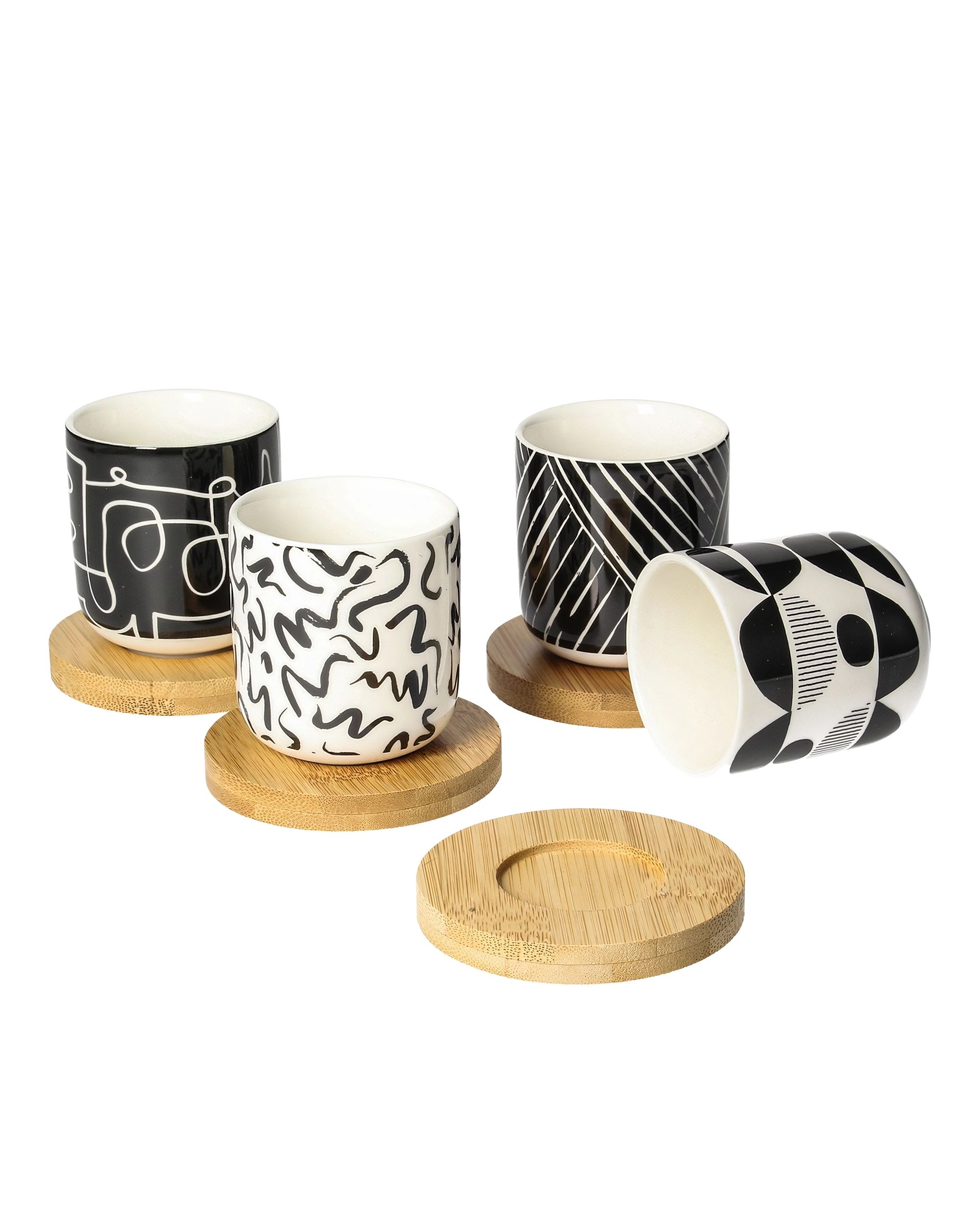 Sada šálků Contraria 100ml bamboo