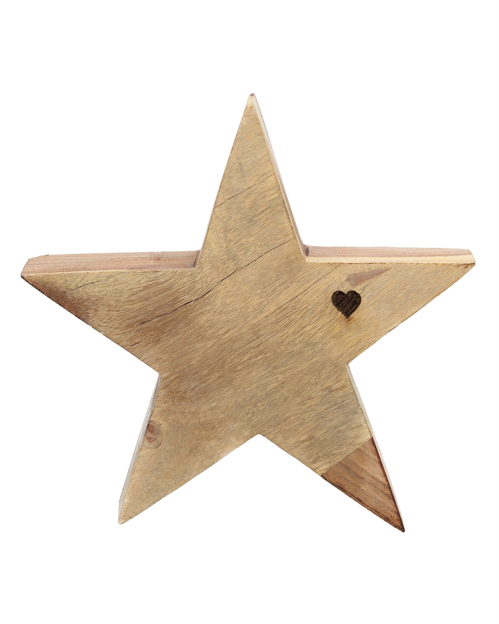 Dekorace Wooden Star II 20x4x20 cm (hover)