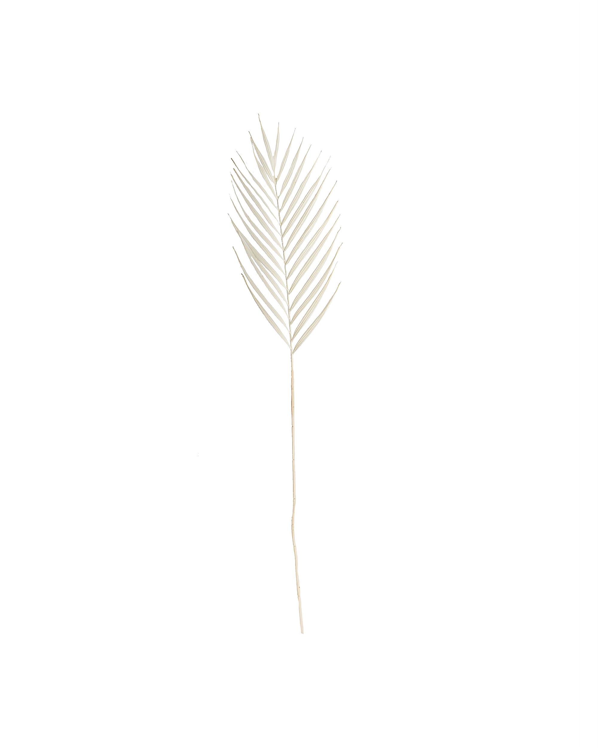 Dekorativní větvička Palmera 95 cm white
