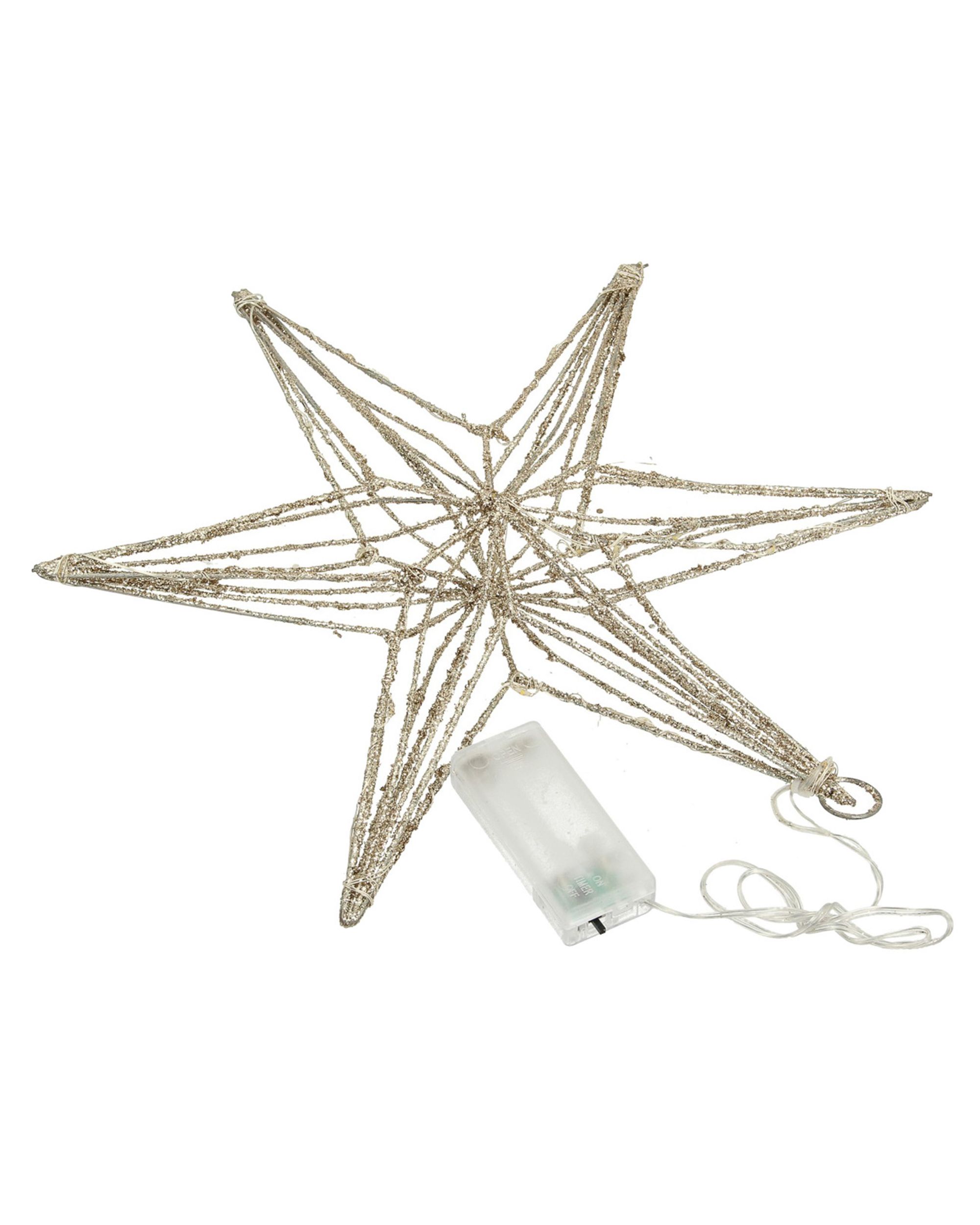 Hvězda LED Glitter Star 30 cm (hover)