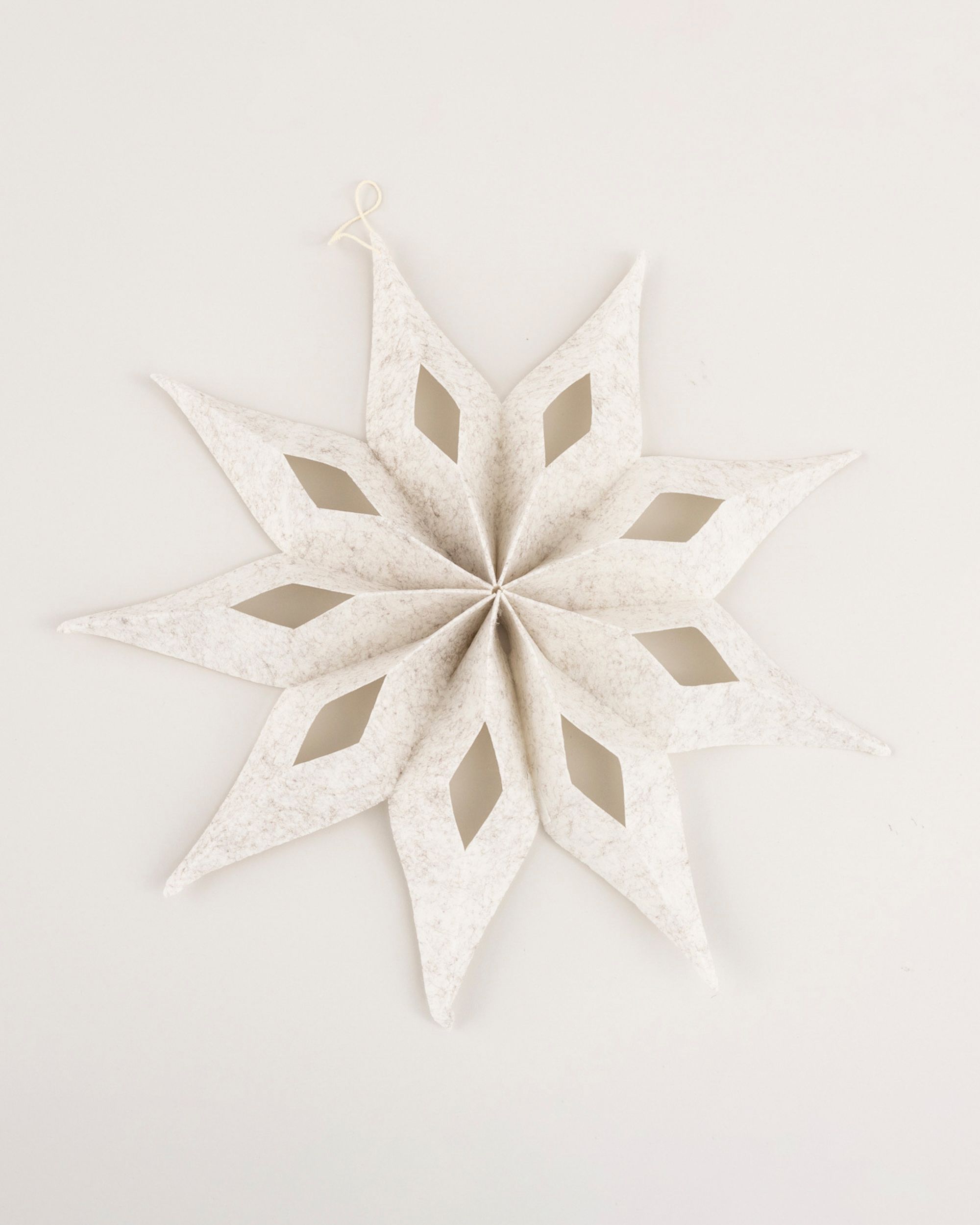 Vánoční ozdoba Nivalis I ecru 50 cm