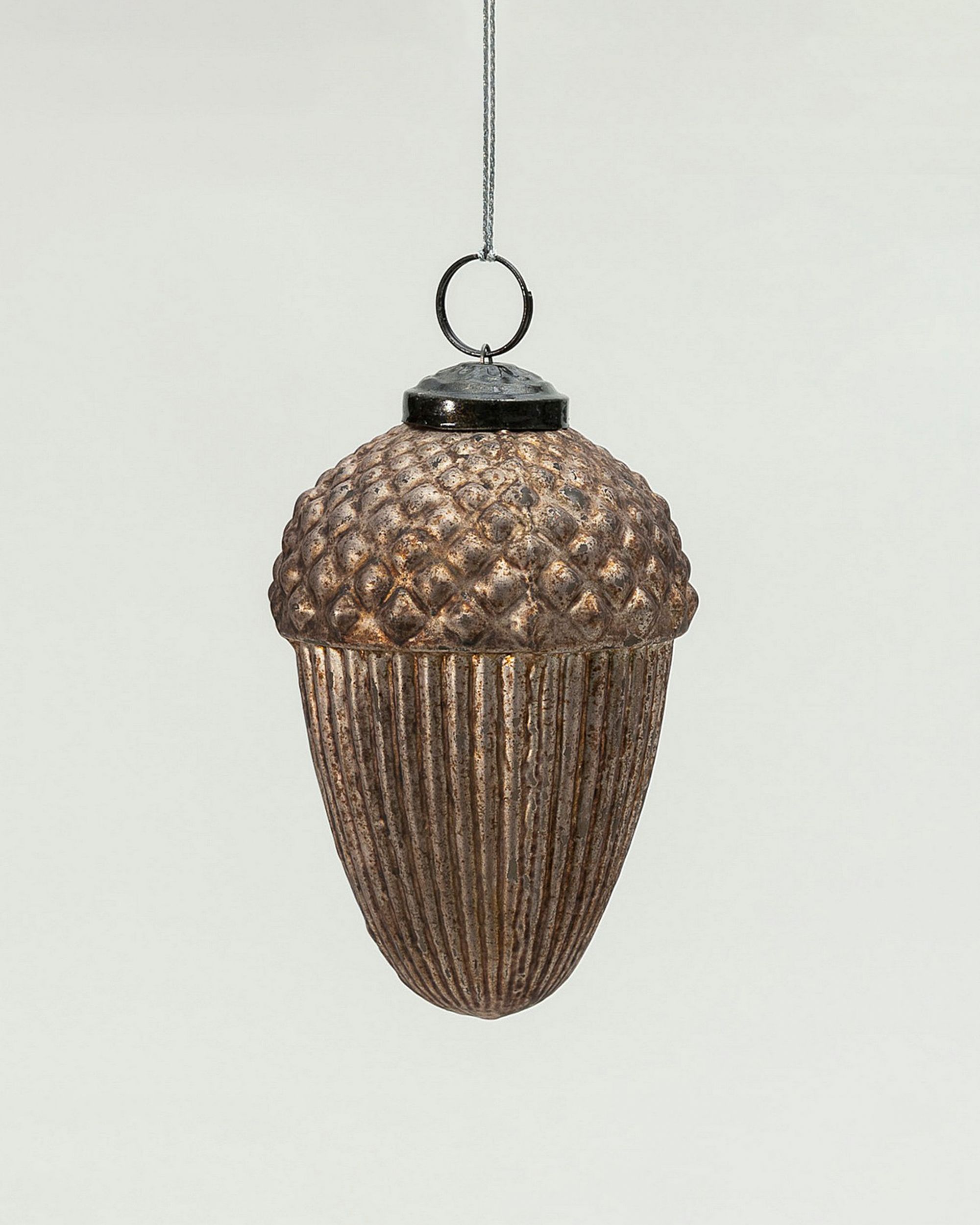 Skleněná baňka Acorn Gold 7x7x10 cm