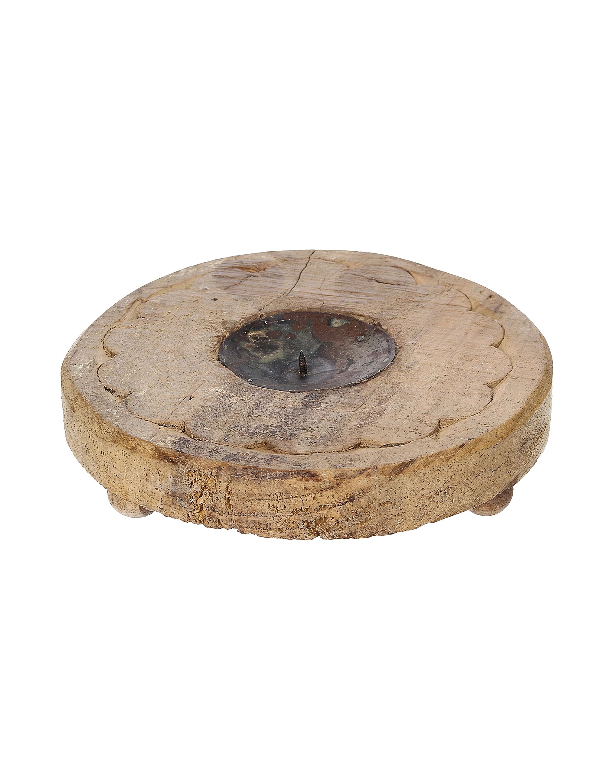Svíčka podstavec Rustic Flame 15 cm (hover)