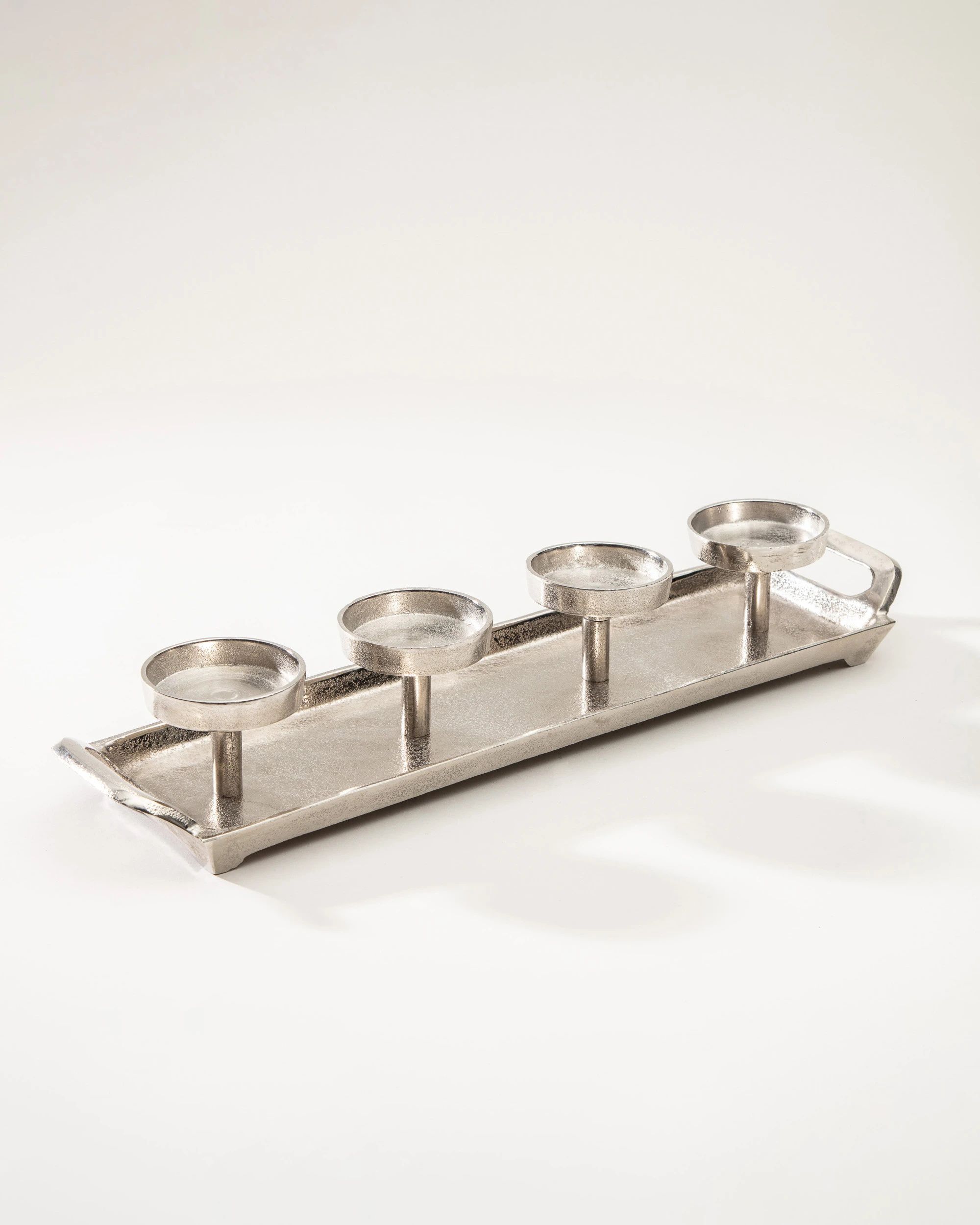 Svícen Silver Line 49x12x8 cm