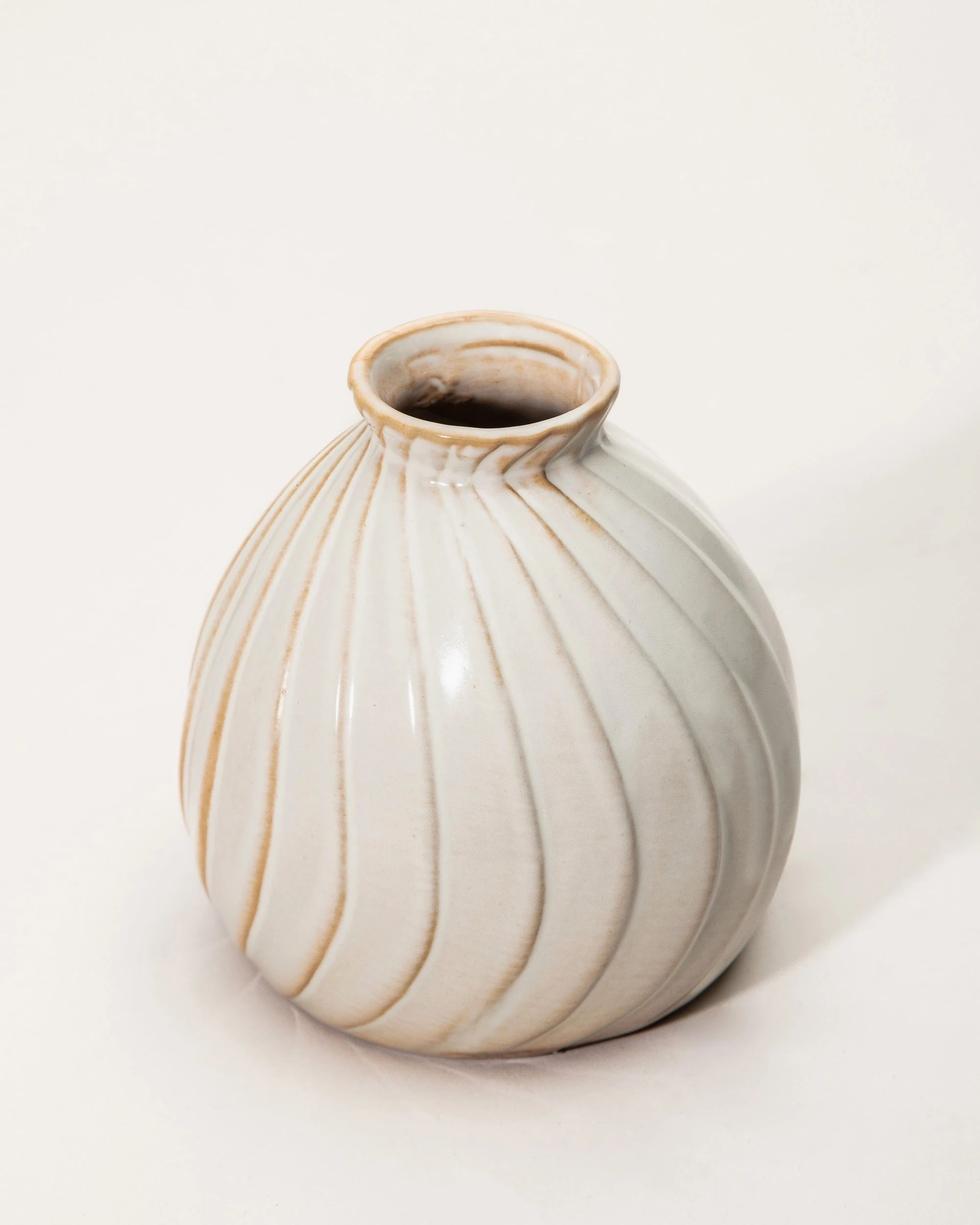 Vase Sand Ripple 10x10x11 cm
