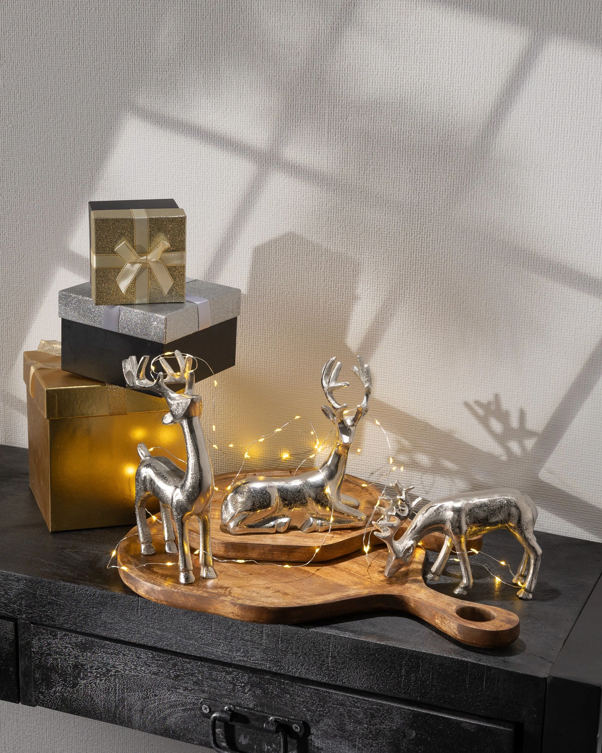 Figurka Silver Deer I 17x6x18 cm (hover)
