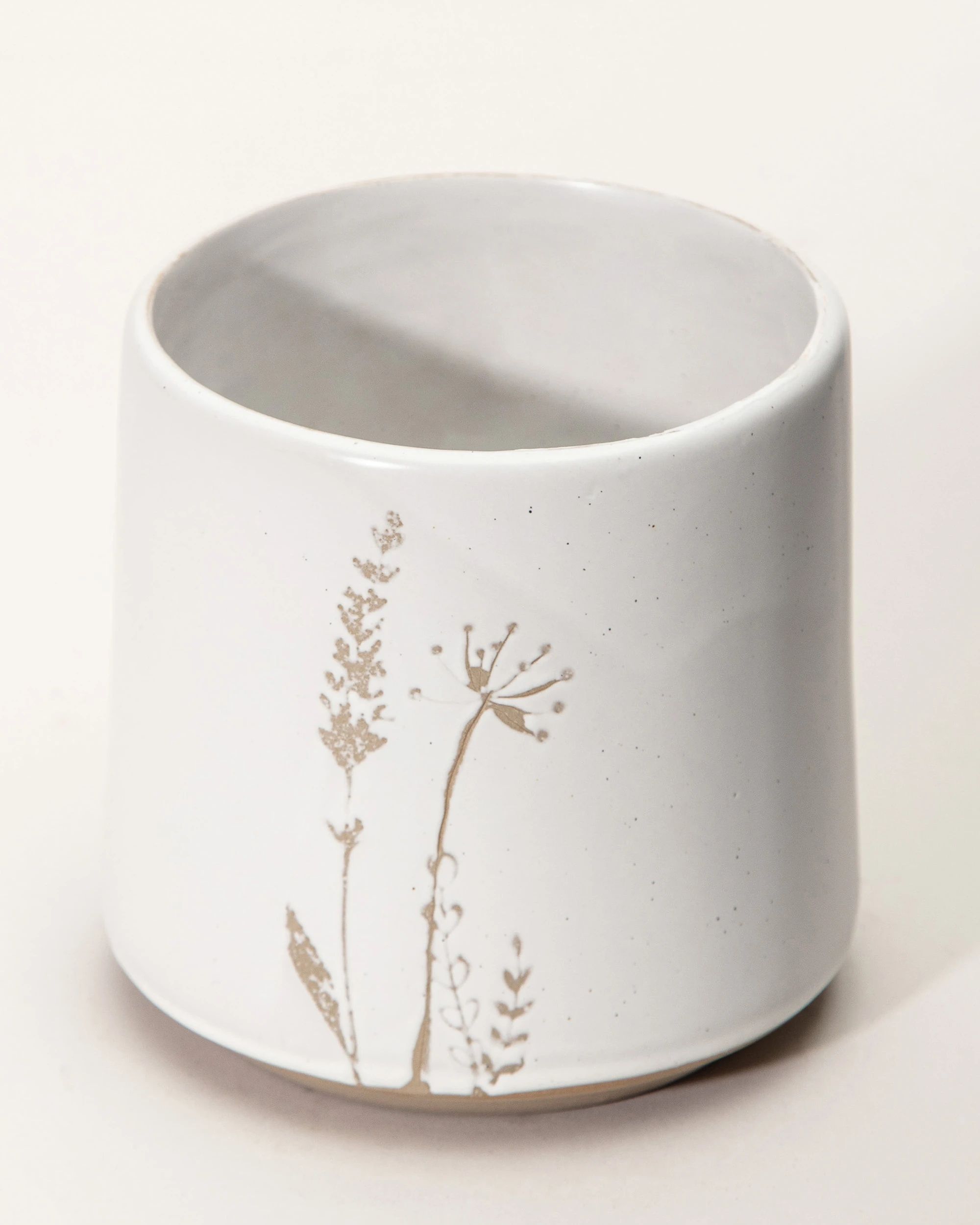 Obal na květináč Botanic White I 12x12x12 cm