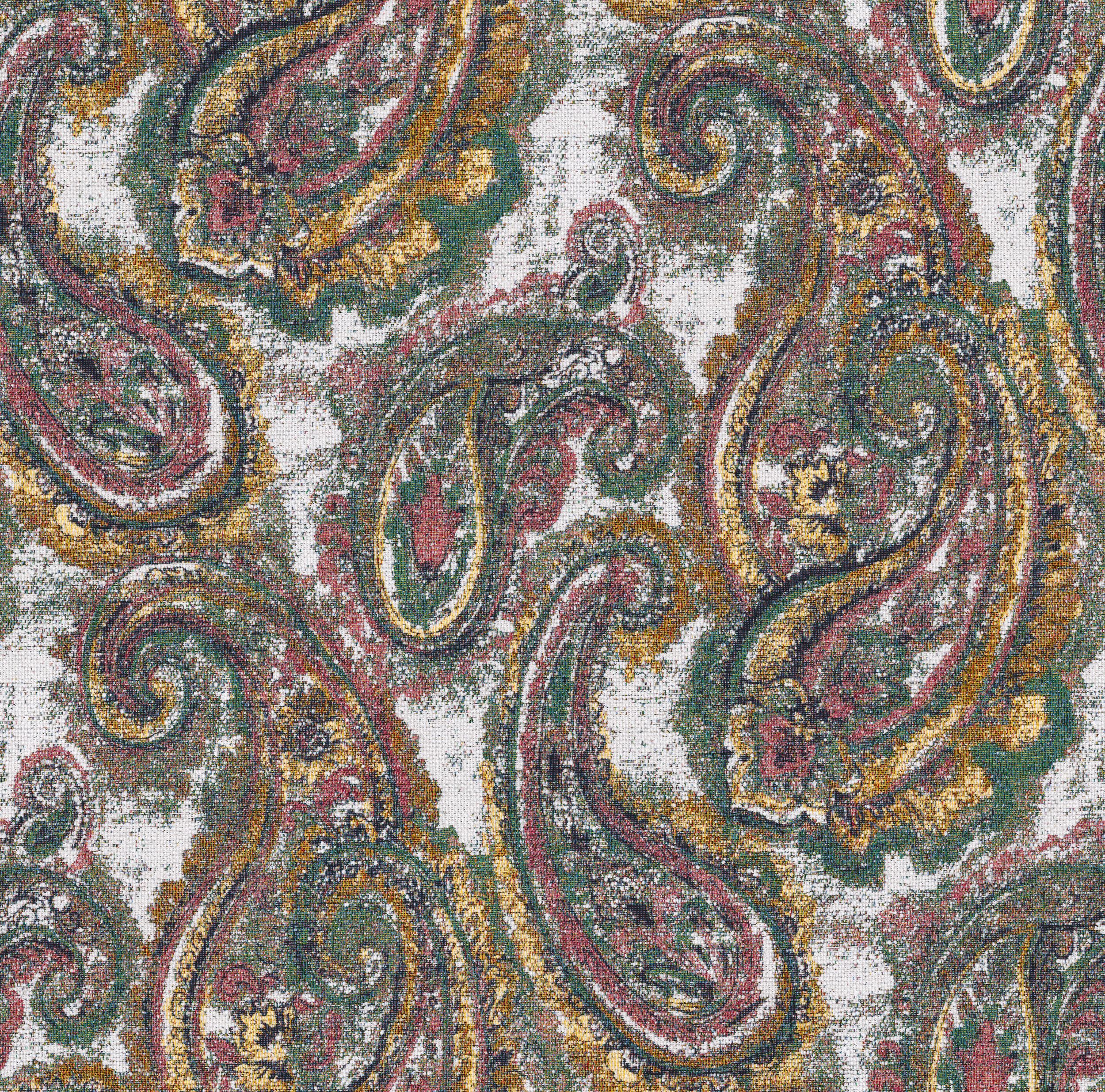 Cosy Home 145-35 vícebarevný paisley na krémovém podkladu
